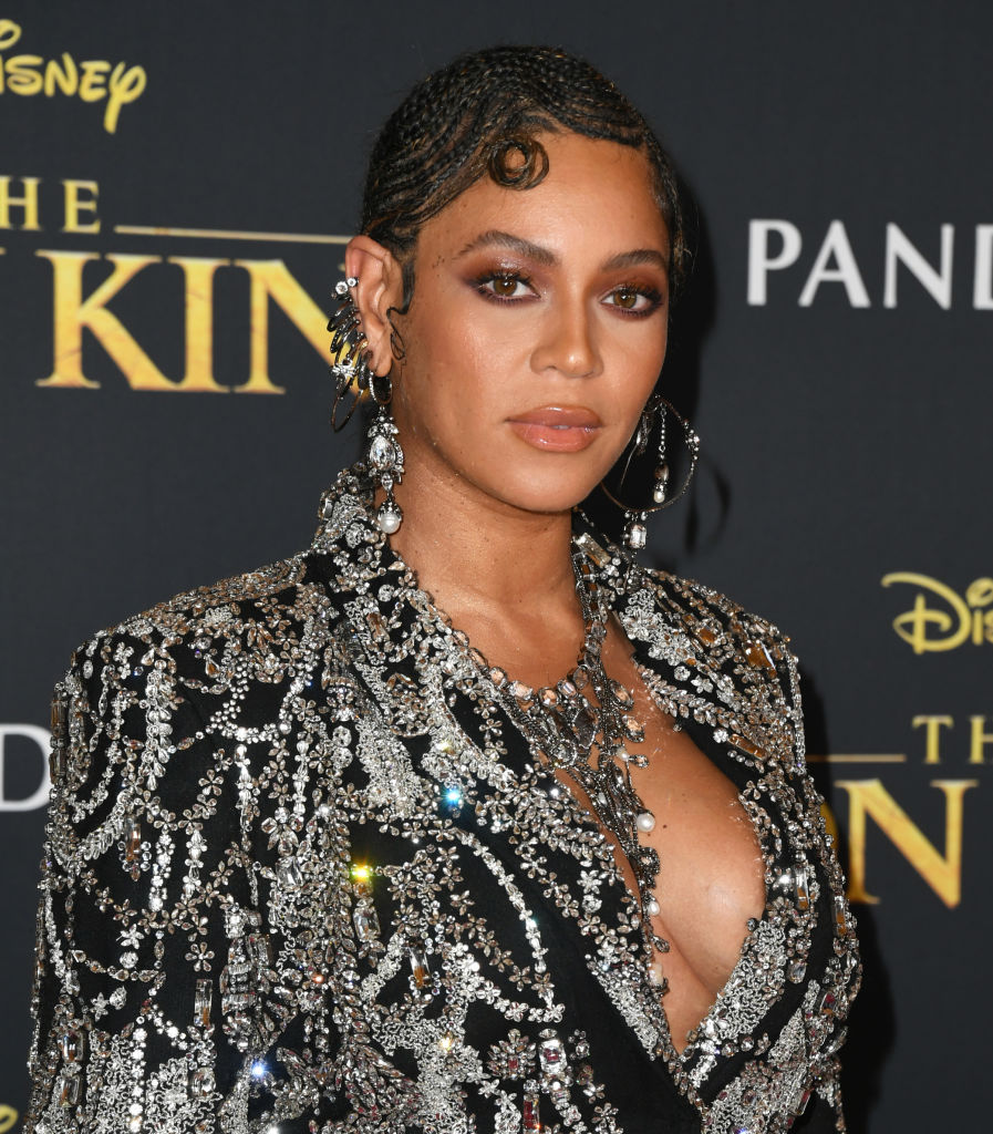 Beyonce attends the Premiere Of Disney's "The Lion King" at Dolby Theatre on July 09, 2019 in Hollywood, California. (Jon Kopaloff—FilmMagic/Getty Images)