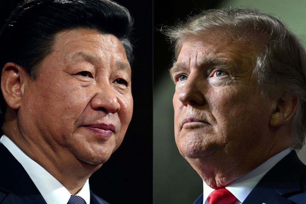 China's President Xi Jinping, left, and U.S. President Donald Trump, right. (Photo by Dan Kitwood and Nicholas Kamm—AFP/Getty Images)