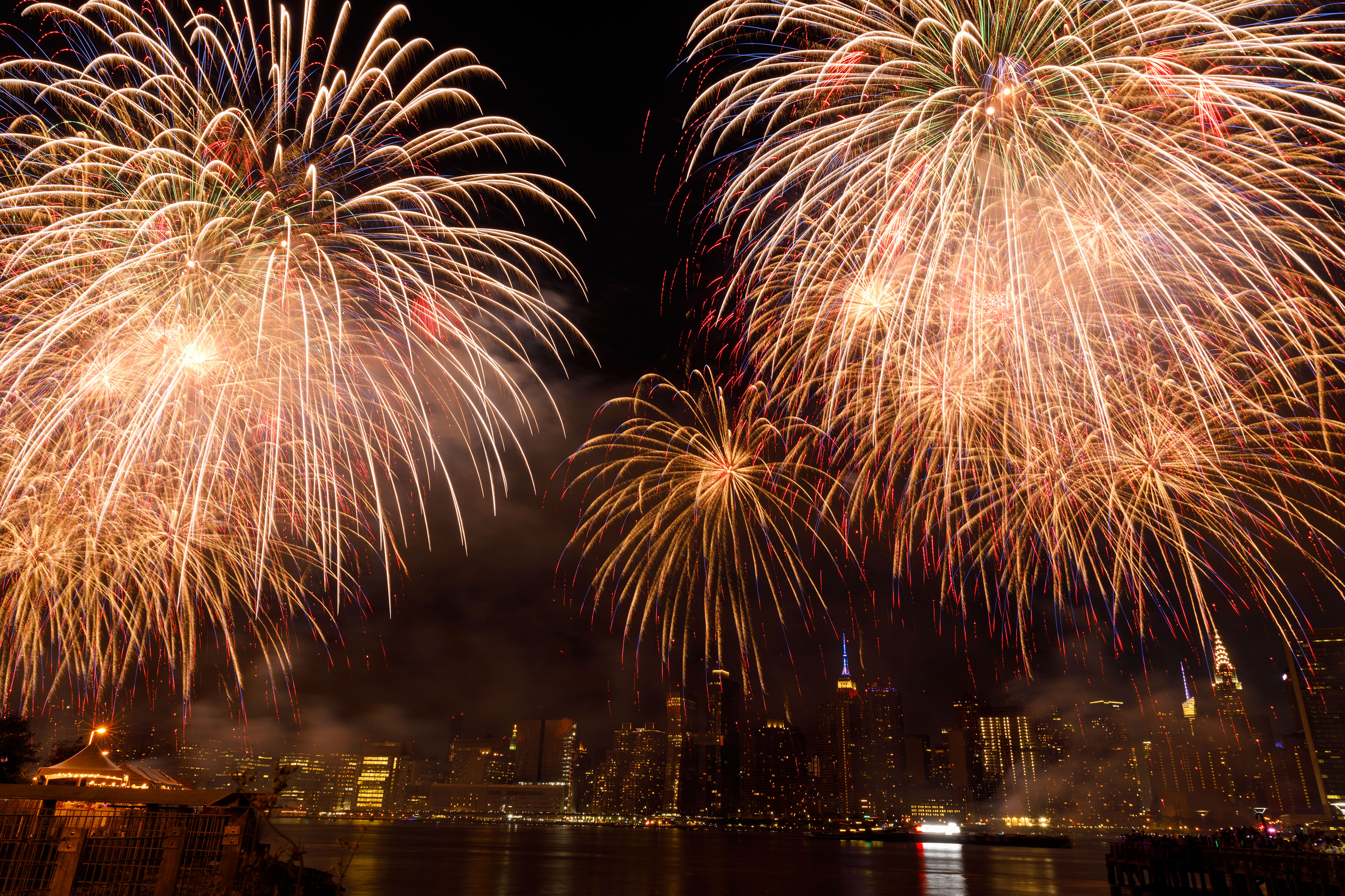 Macy's 4th of July Fireworks in New York in 2017. (Getty Images&mdash;2017 Jackson Lee)