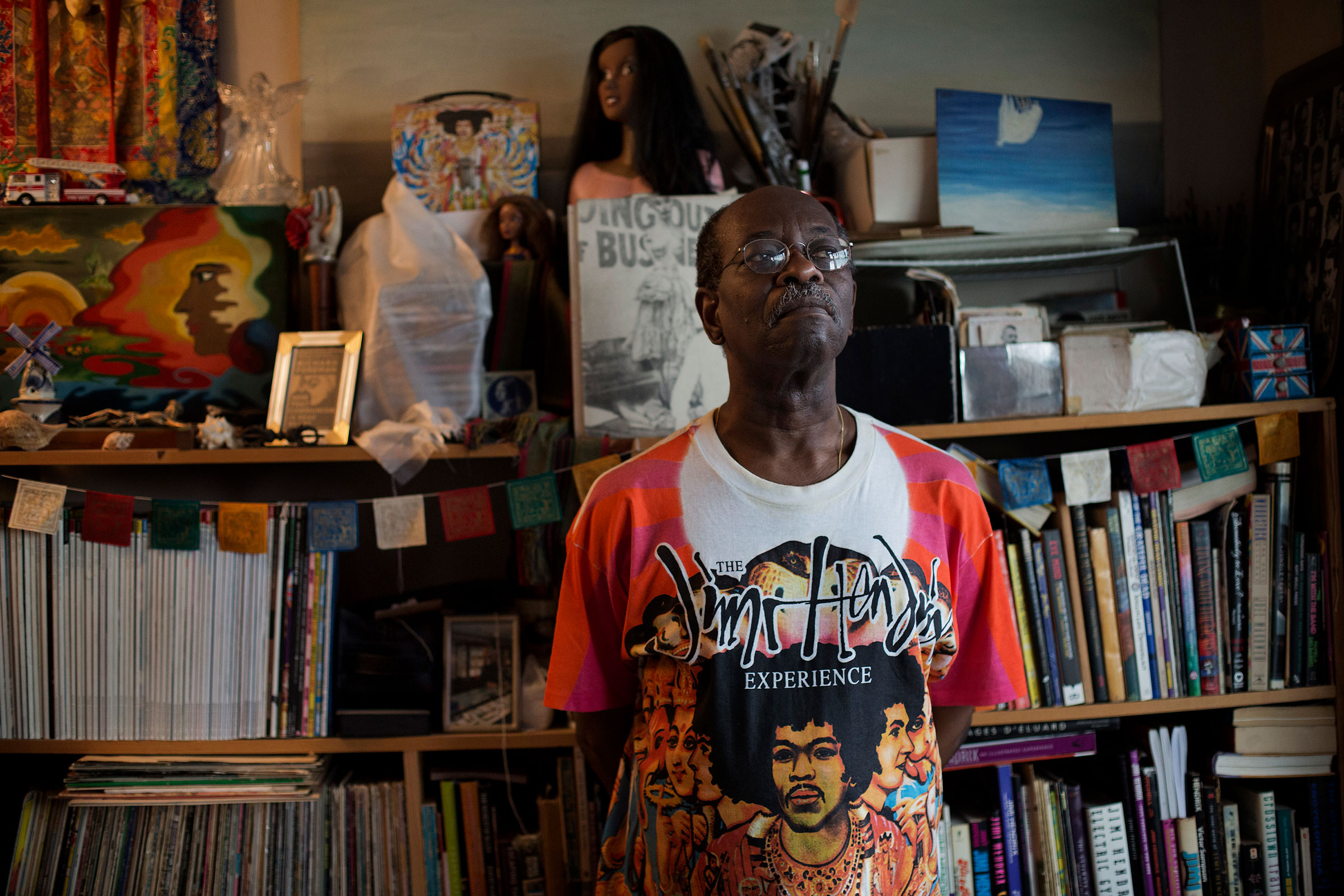 Rafael Leonardo Black in his apartment in Brooklyn, June 3, 2013. (Victor J. Blue—The New York Times/Redux)
