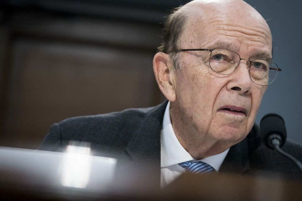 Wilbur Ross, U.S. commerce secretary, testifies before the House Committee on Appropriations in Washington, D.C., U.S., on Tuesday, March 10, 2020. Ross discussed the 2020 census and the coronavirus. (Sarah Silbiger–Bloomberg/Getty Images)