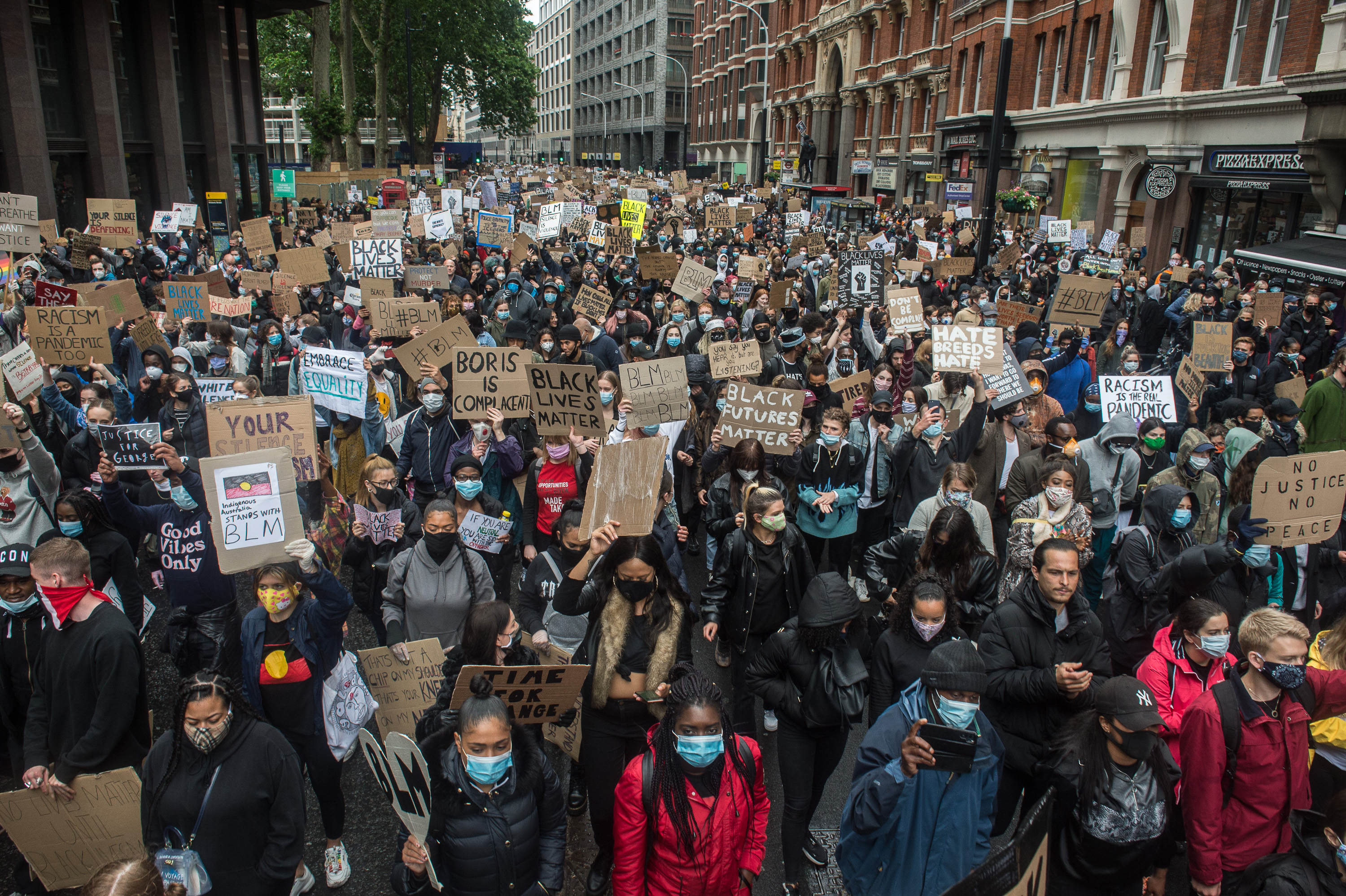 Uk Anti Racism Protests Inside London Demonstration Time