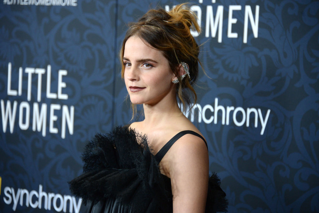 Emma Watson attends "Little Women" World Premiere on December 7, 2019 at Museum of Modern Art in New York City. (Patrick McMullan via Getty Image—2019 Patrick McMullan)