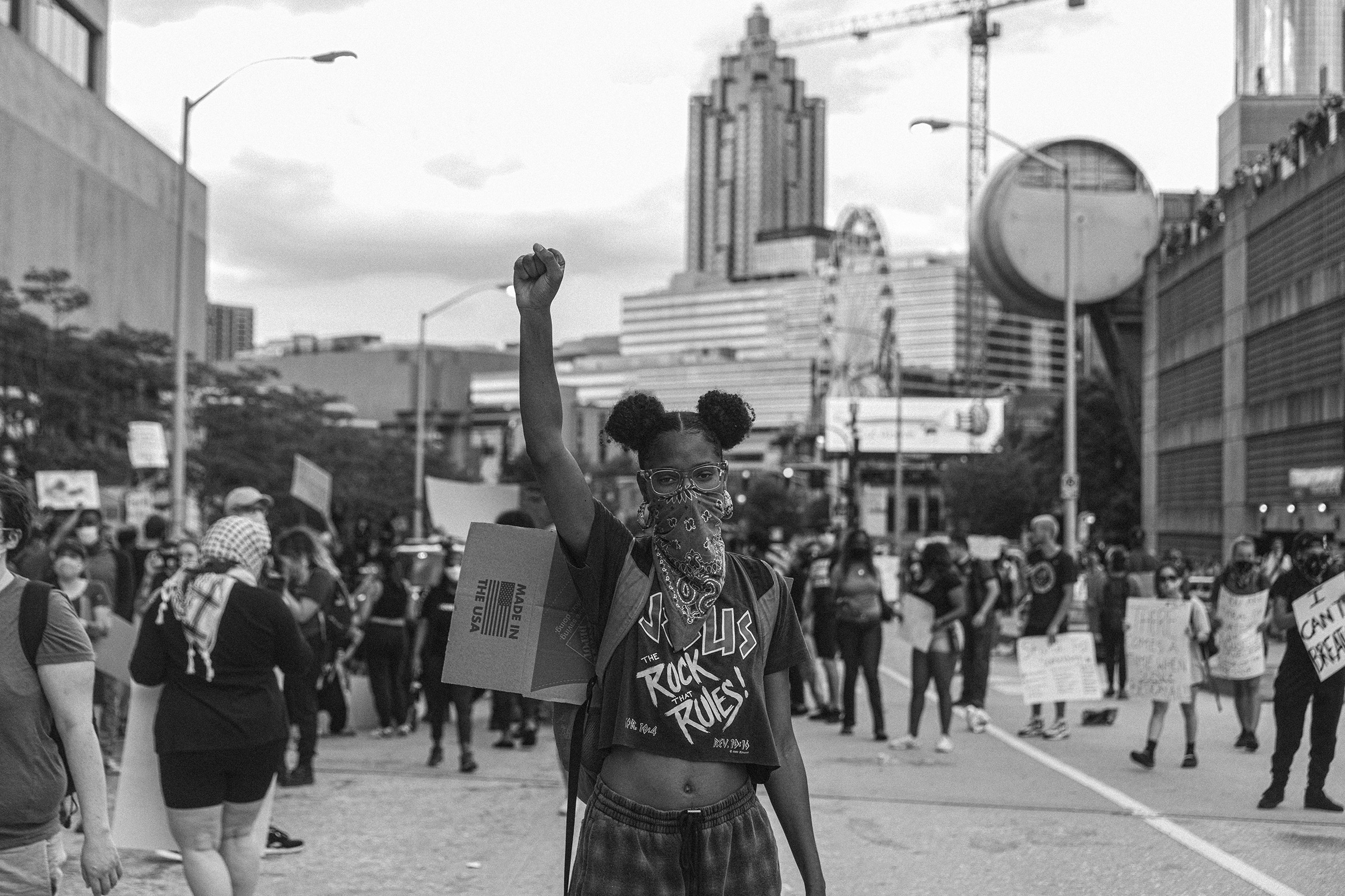 “Being in the midst of the action and seeing so much passion for the cause to eradicate racism is addictive.” (Lynsey Weatherspoon | Atlanta)