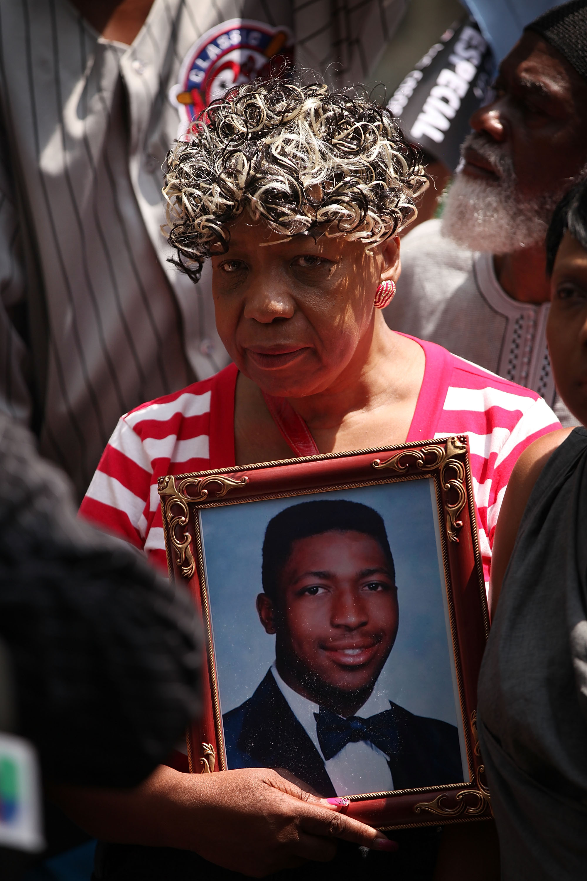 Gwen Carr, the mother of Eric Garner, on July 7, 2015 in New York City. (Spencer Platt—Getty Images)