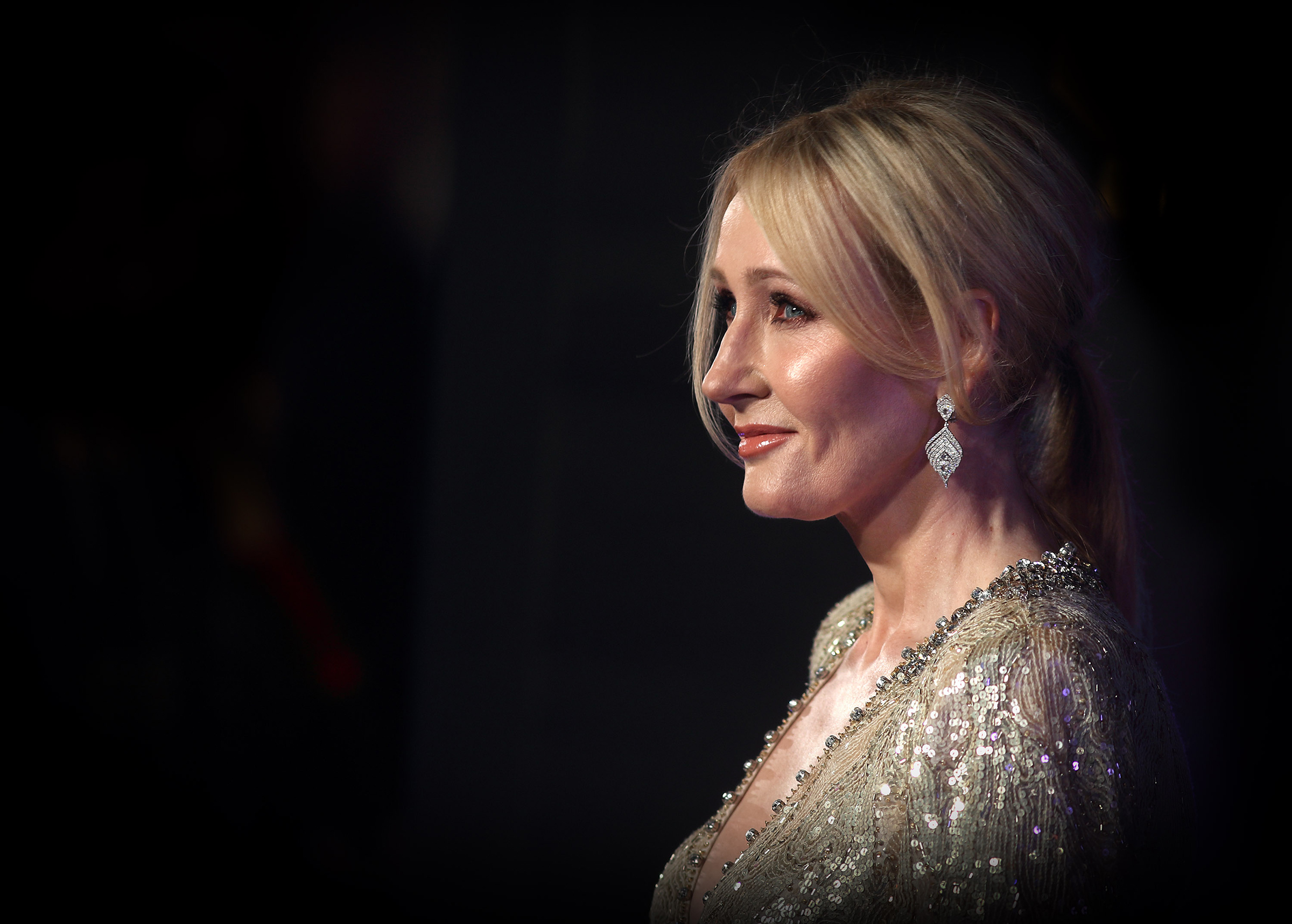 J.K. Rowling attends the European premiere of 
