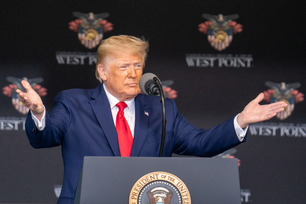President Trump Speaks At West Point Graduation Ceremony