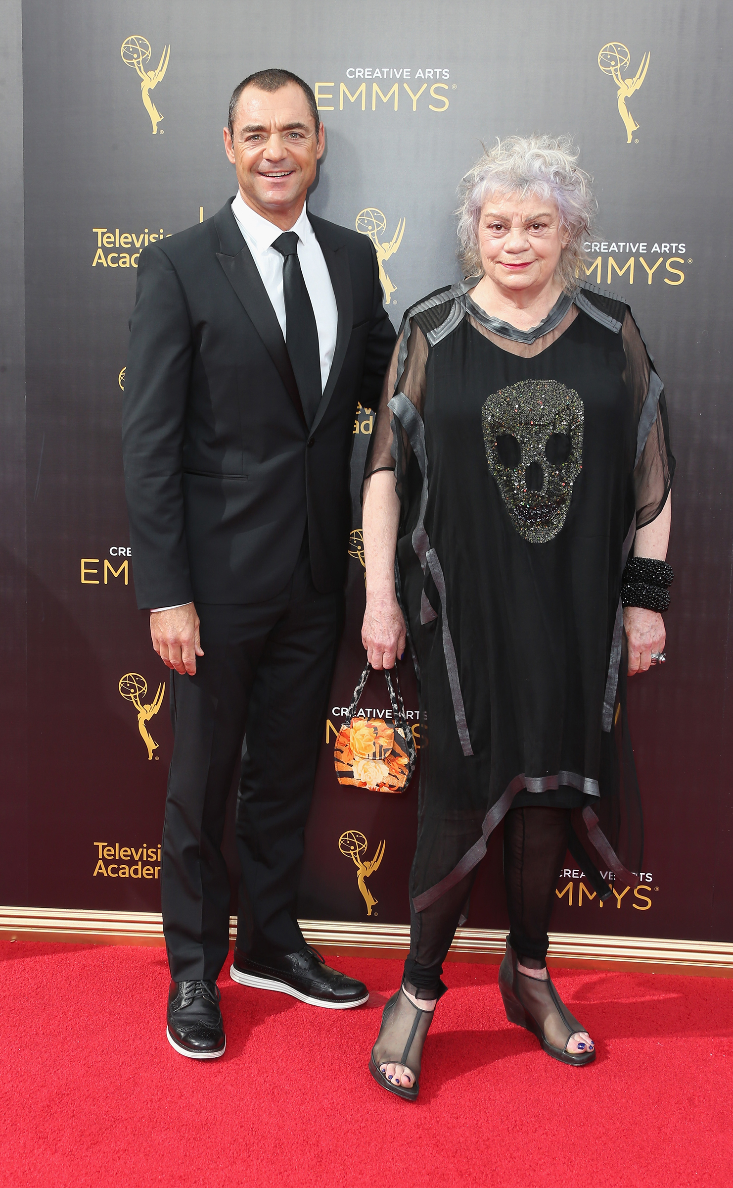 Casting director Moonyeenn Lee (R) attends the 2016 Creative Arts Emmy Awards in Los Angeles on September 10, 2016. (Frederick M. Brown—Getty Images)