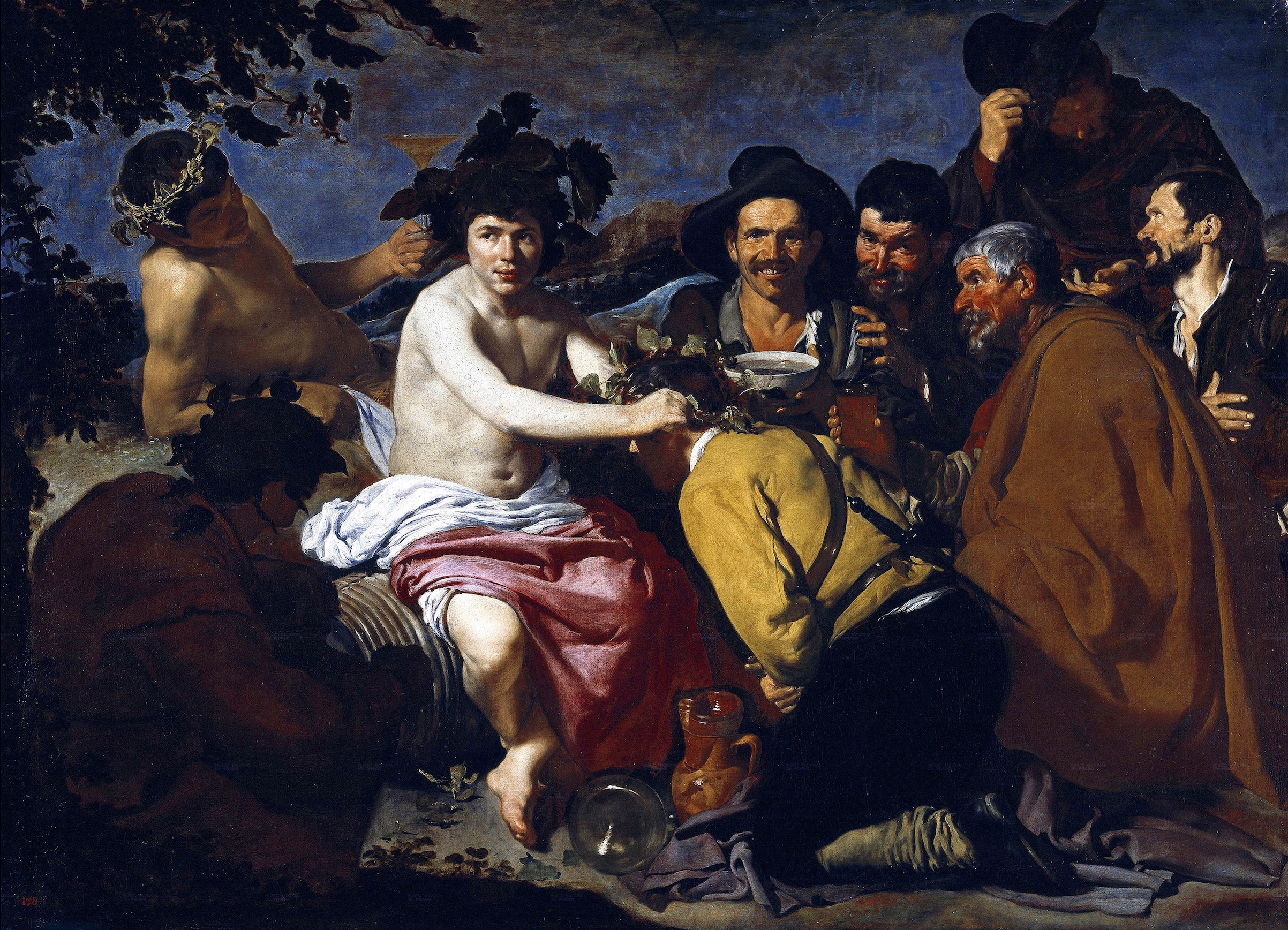 Diego Velazquez The Triumph of Bacchus, or the Drunkards 1628-29
