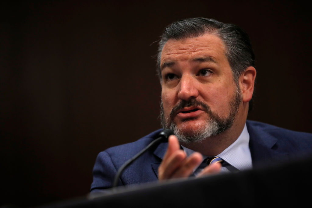 U.S. Sen. Ted Cruz (R-TX) speaks at a hearing of the Judiciary Committee considering authorization for subpoenas relating to the Crossfire Hurricane investigation on June 11, 2020 in Washington, DC. (Carolyn Kaster-Pool—Getty Images)
