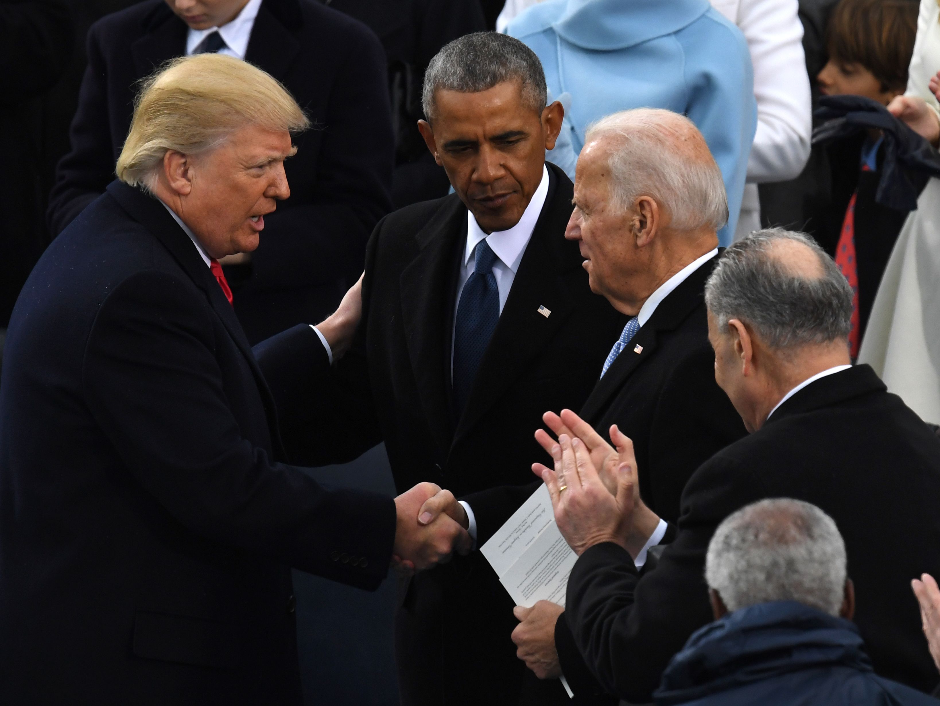 Donald Trump, Barack Obama and Joe Biden