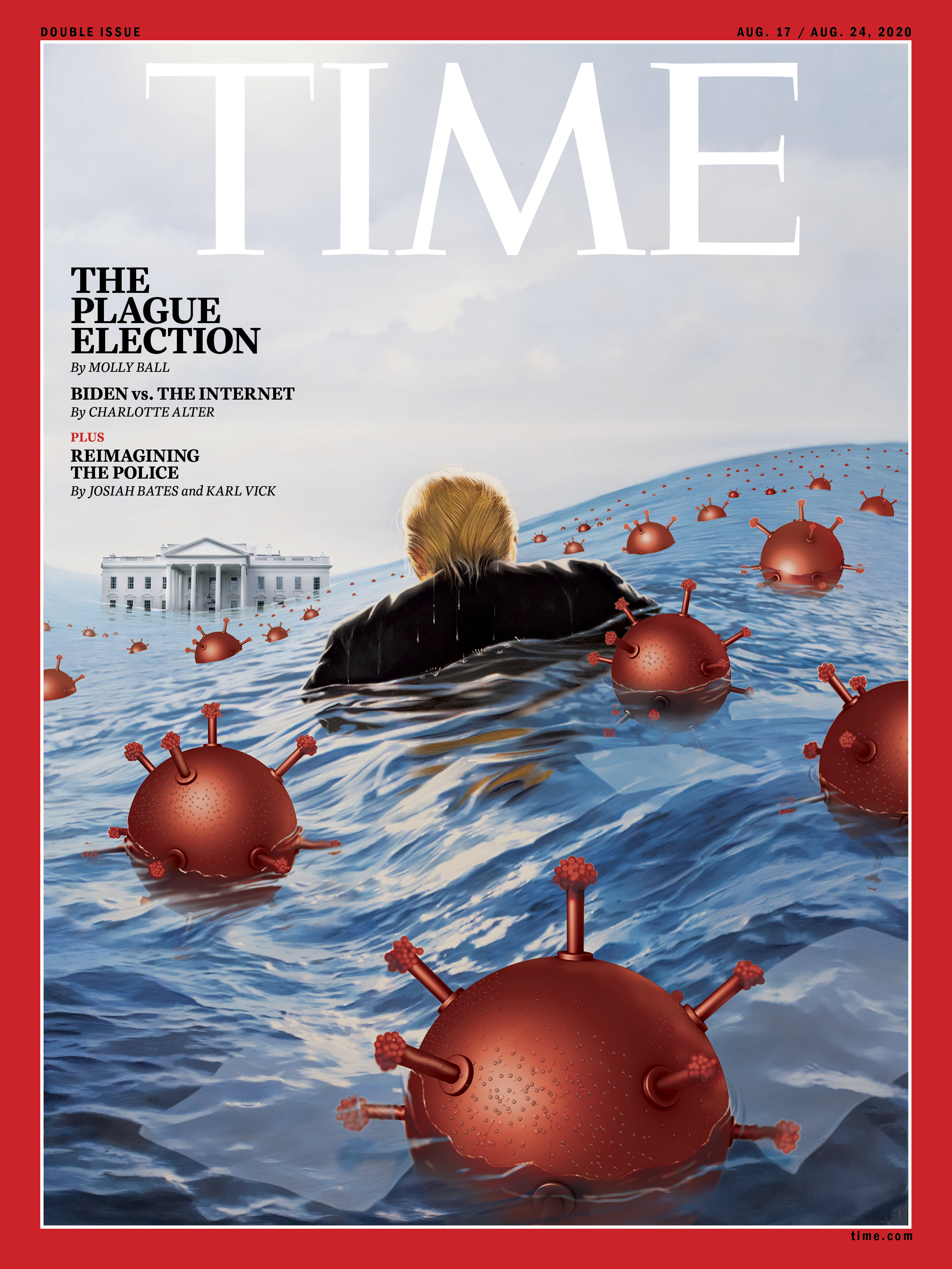 The Plague Election Time Magazine Cover 200817