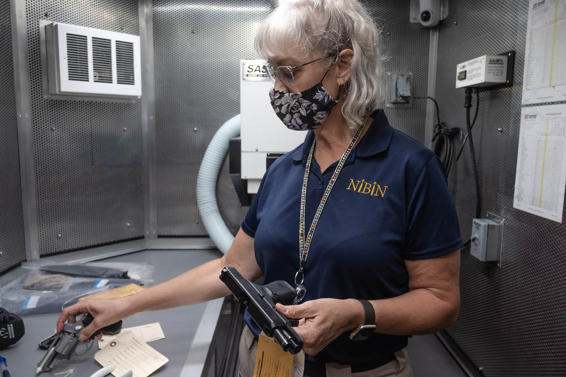 ATF technician Jill Jacobson is a member of a team of specialists sent to Chicago as part of the Operation Legend task force
