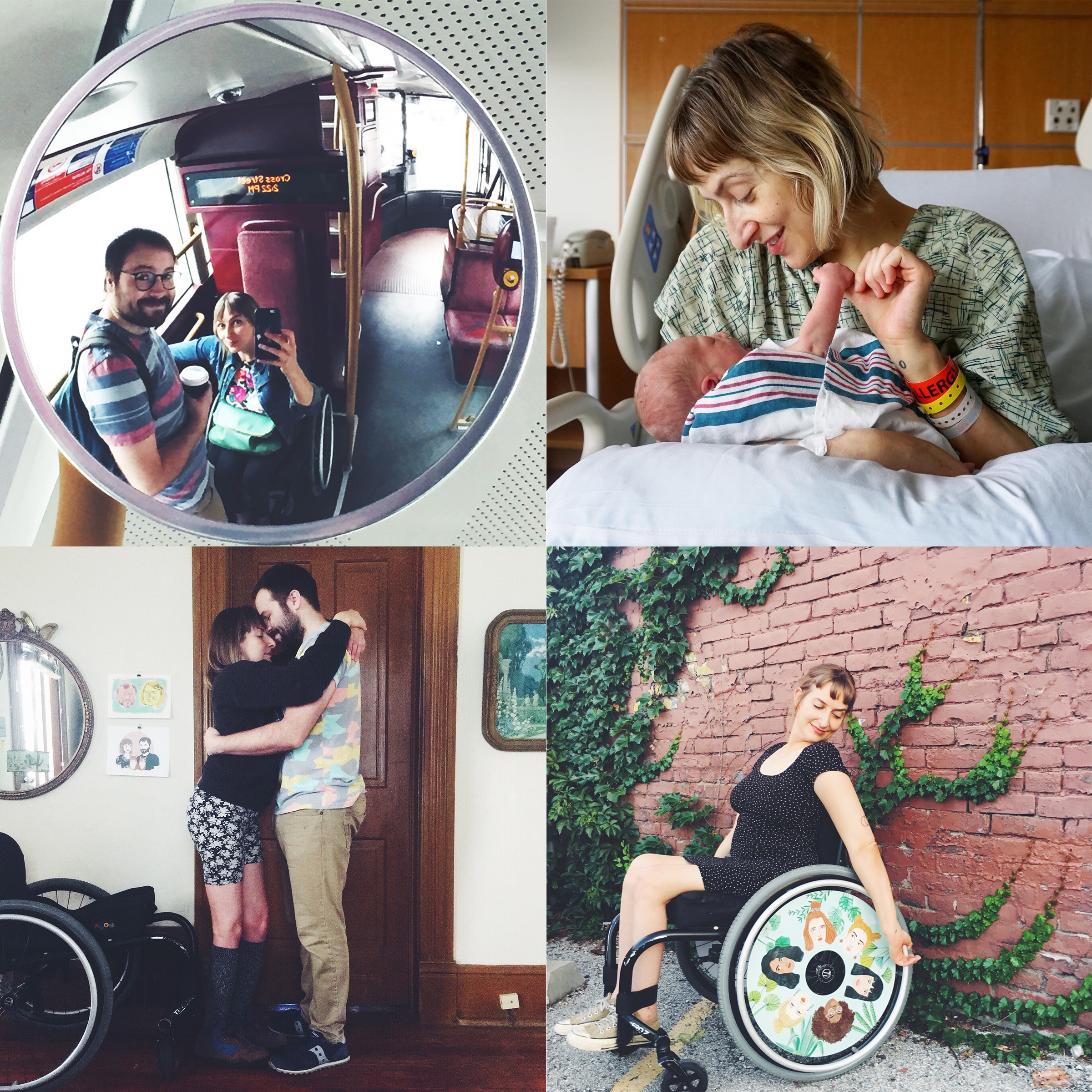Taussig shares photos and “mini memoirs” narrating her life, which includes her husband Micah and new baby Otto, on Instagram
