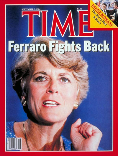 geraldine ferraro 1984 TIME cover