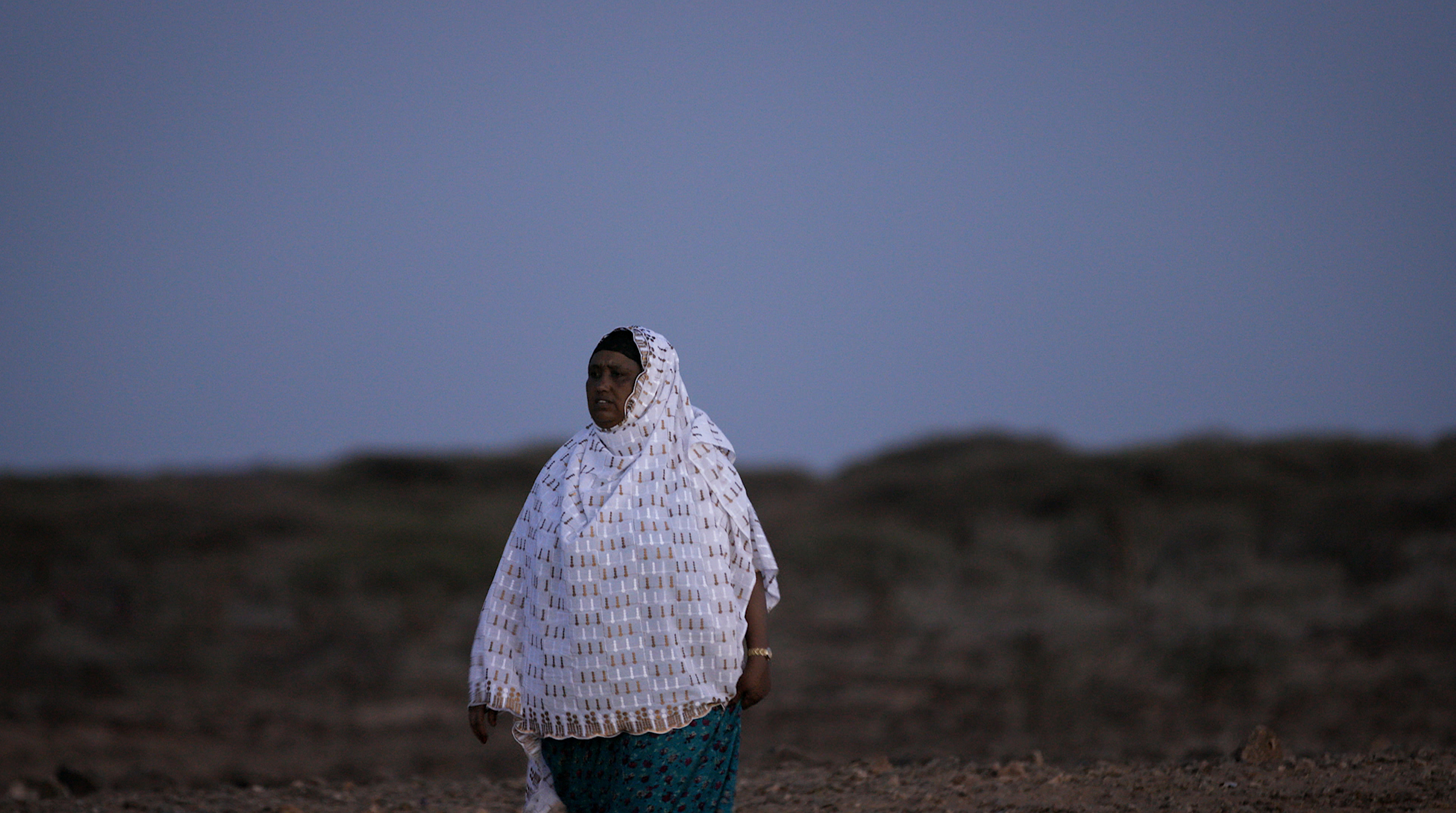 This frame grab from a video taken for TIME on 15 March 2020, shows Nuria Gollo, a native Gabra and a human rights activist, victim of child marriage and FGM survivor, who has made it her life's mission to end child marriage in her community. The practice has been exacerbated by climate change she says with more Garba marrying off their daughters to survive.