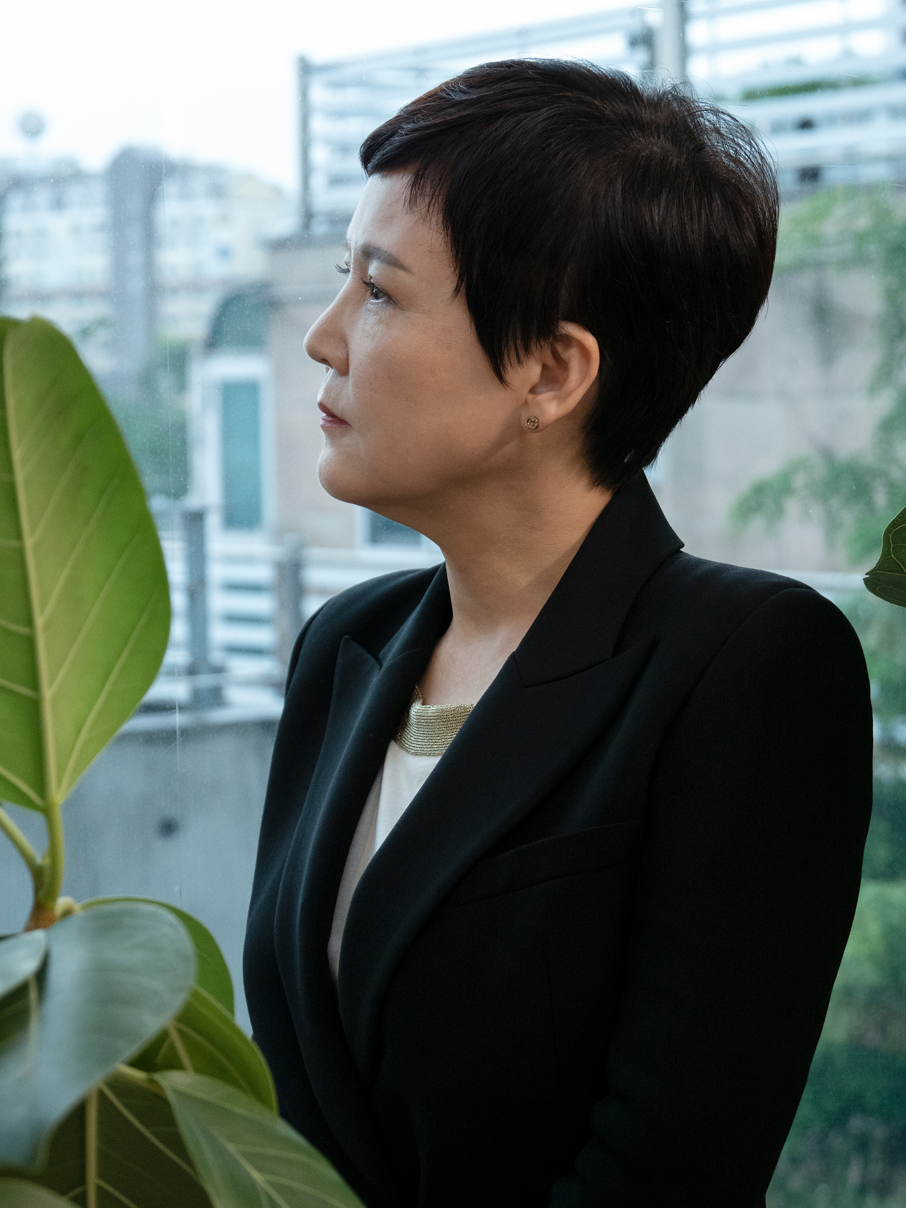 Lee in her office in Seoul on Aug. 3