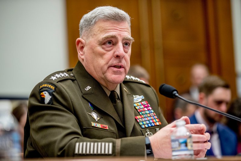 Joint Chiefs Chairman Gen. Mark Milley speaks at a House Armed Services Committee hearing on Capitol Hill, on Feb. 26, 2020, in Washington.