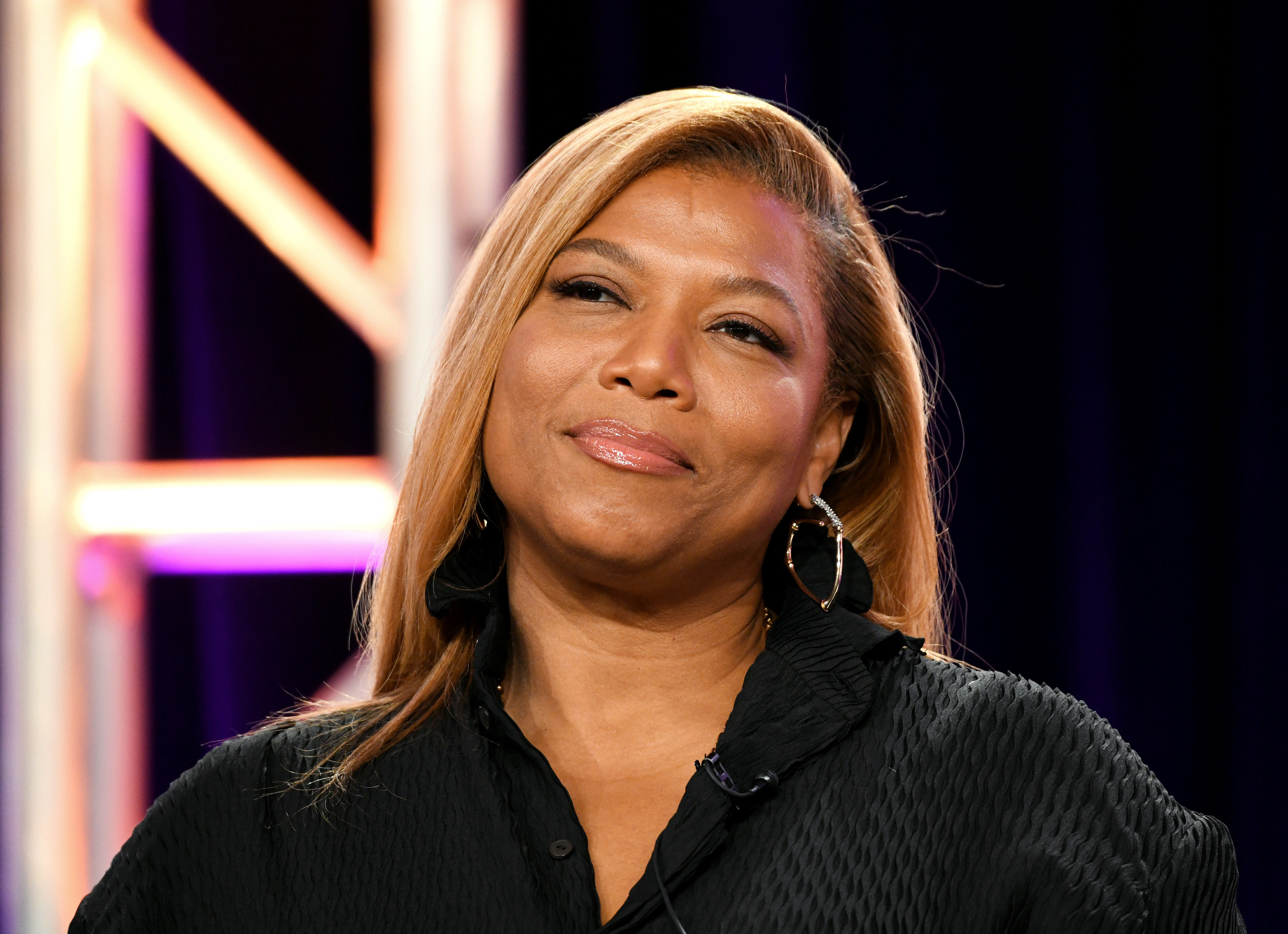 Queen Latifah is seen onstage during Lifetime's TCA Panels on January 18, 2020.