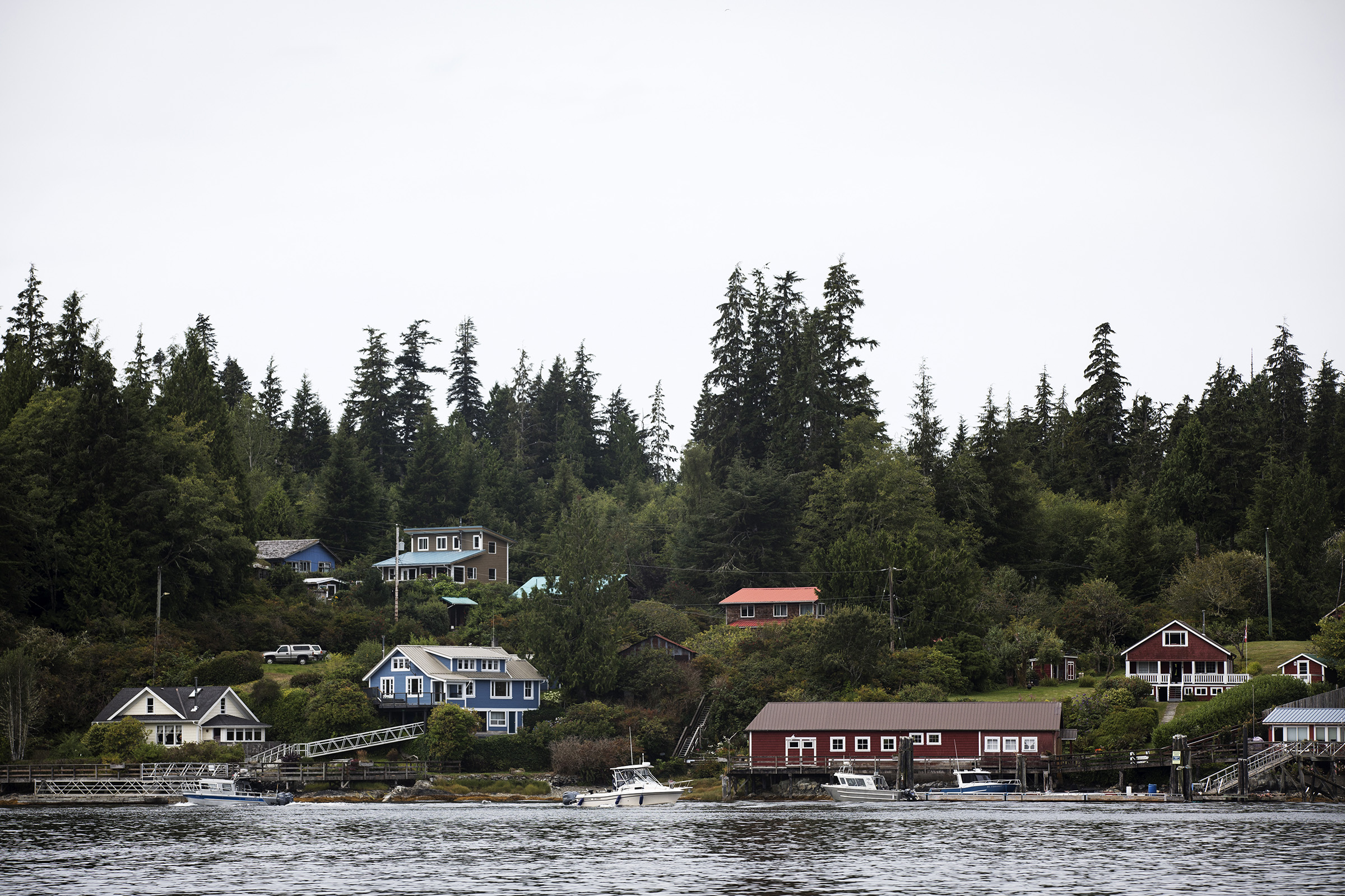 The small town of Bamfield sits on the western edge of the Canadian coast on Vancouver Island. (Melissa Renwick for TIME)