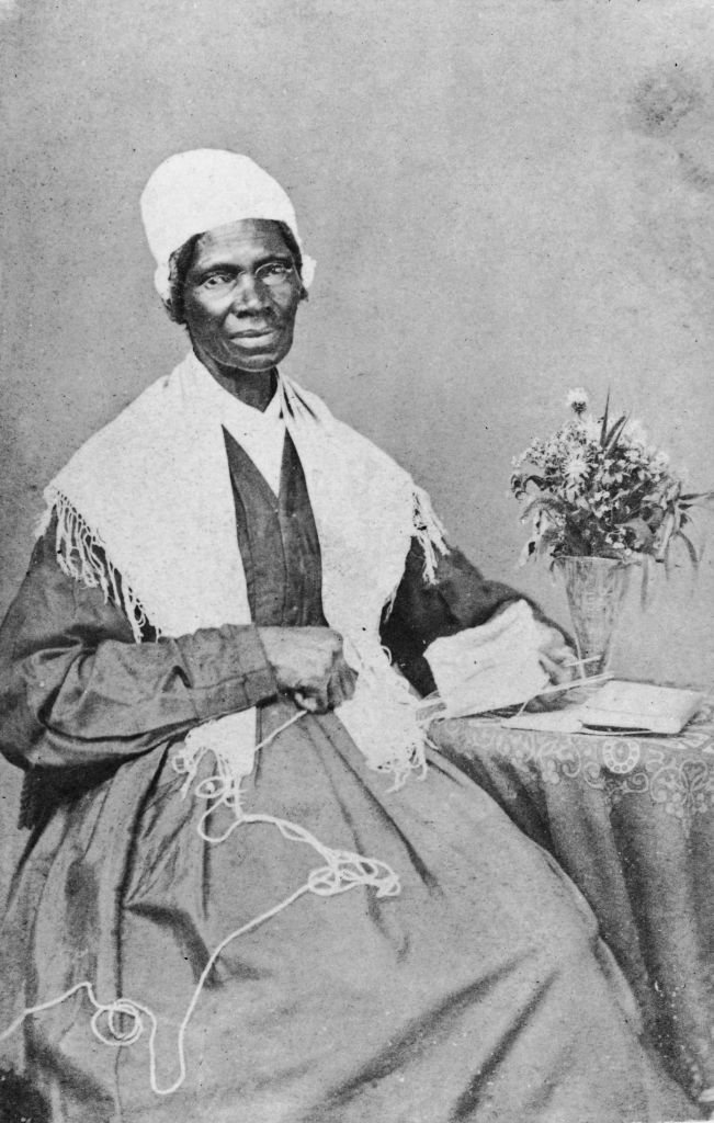 A circa 1880 portrait of American abolitionist and feminist Sojourner Truth. (Hulton Archive—Getty Images)