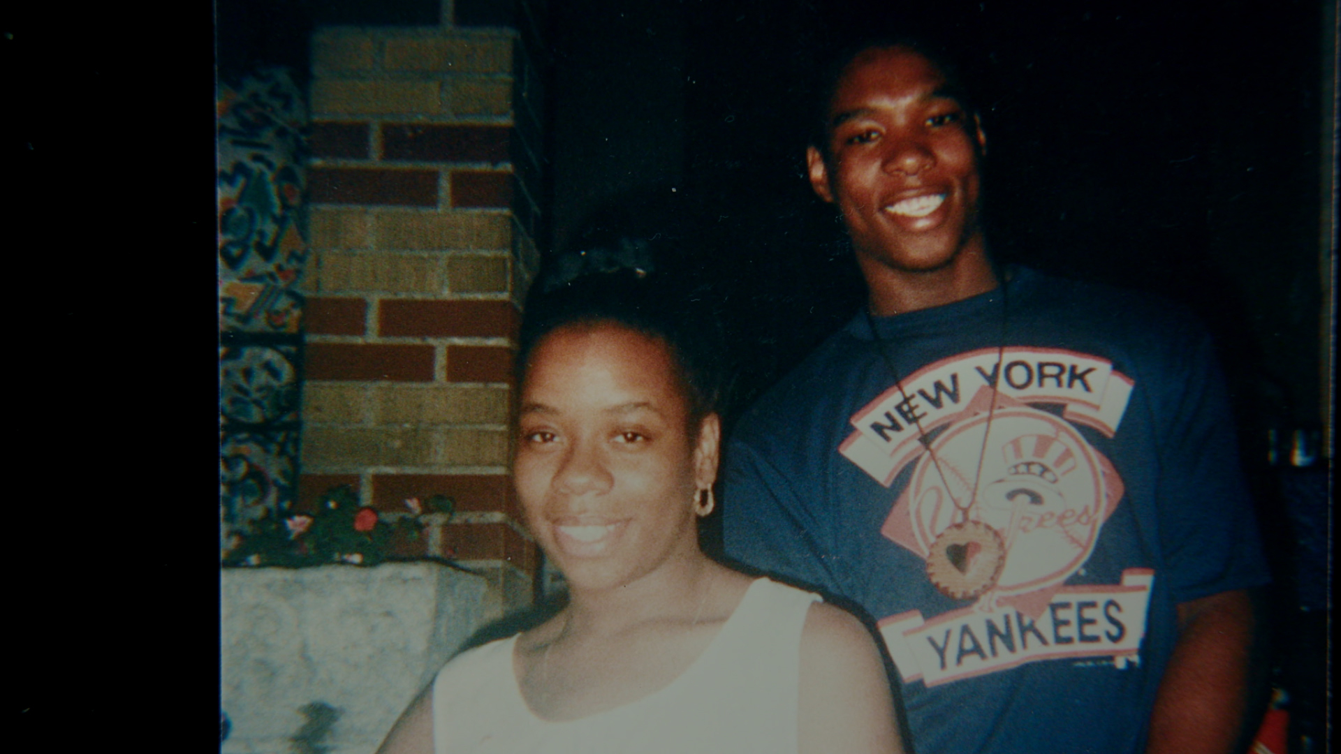 Yusuf Hawkins with his mother Diane Hawkins (Courtesy of HBO)