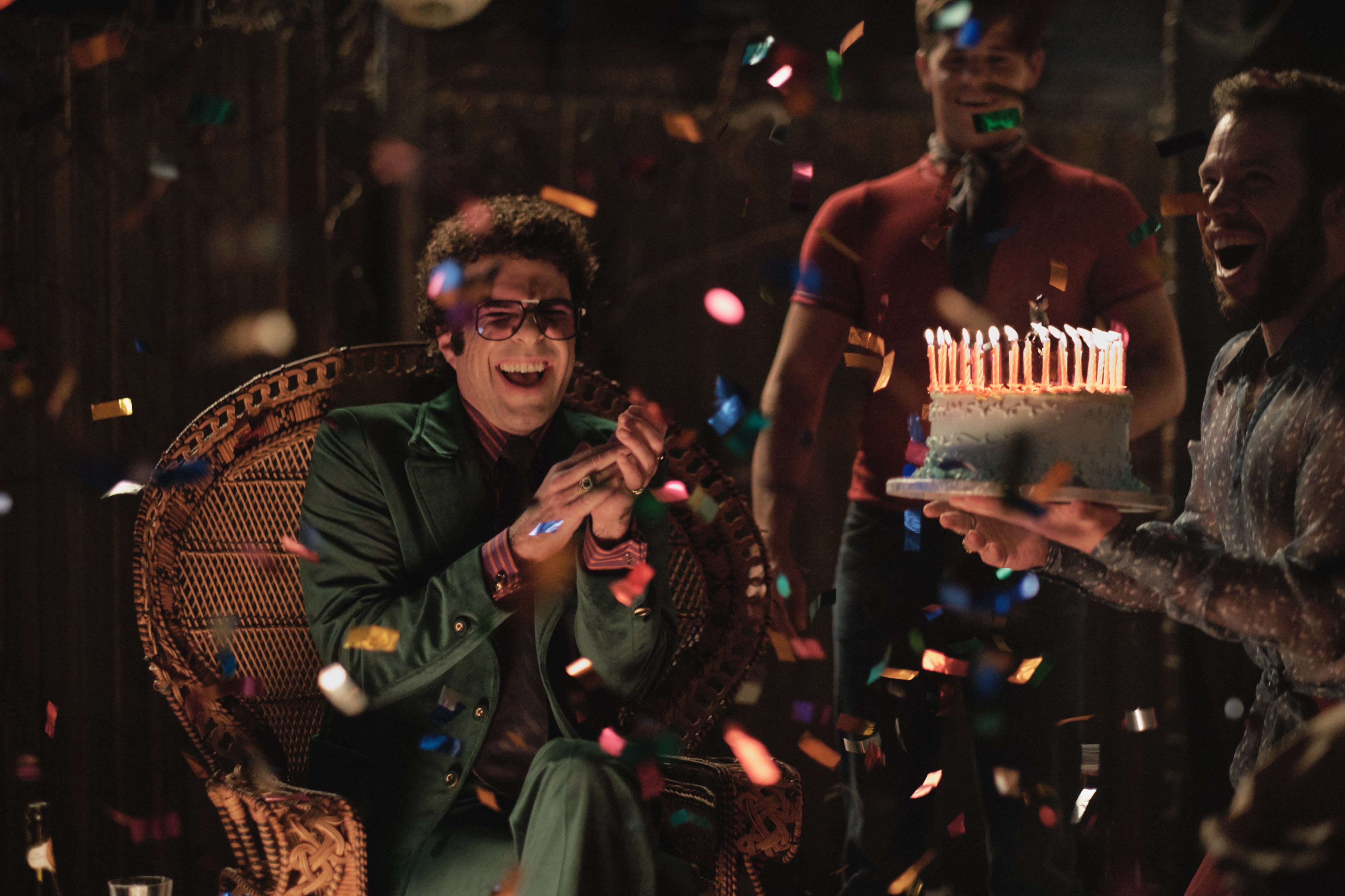 Zachary Quinto as birthday boy Harold in 'The Boys in the Band' (Scott Everett White/NETFLIX ©2020)