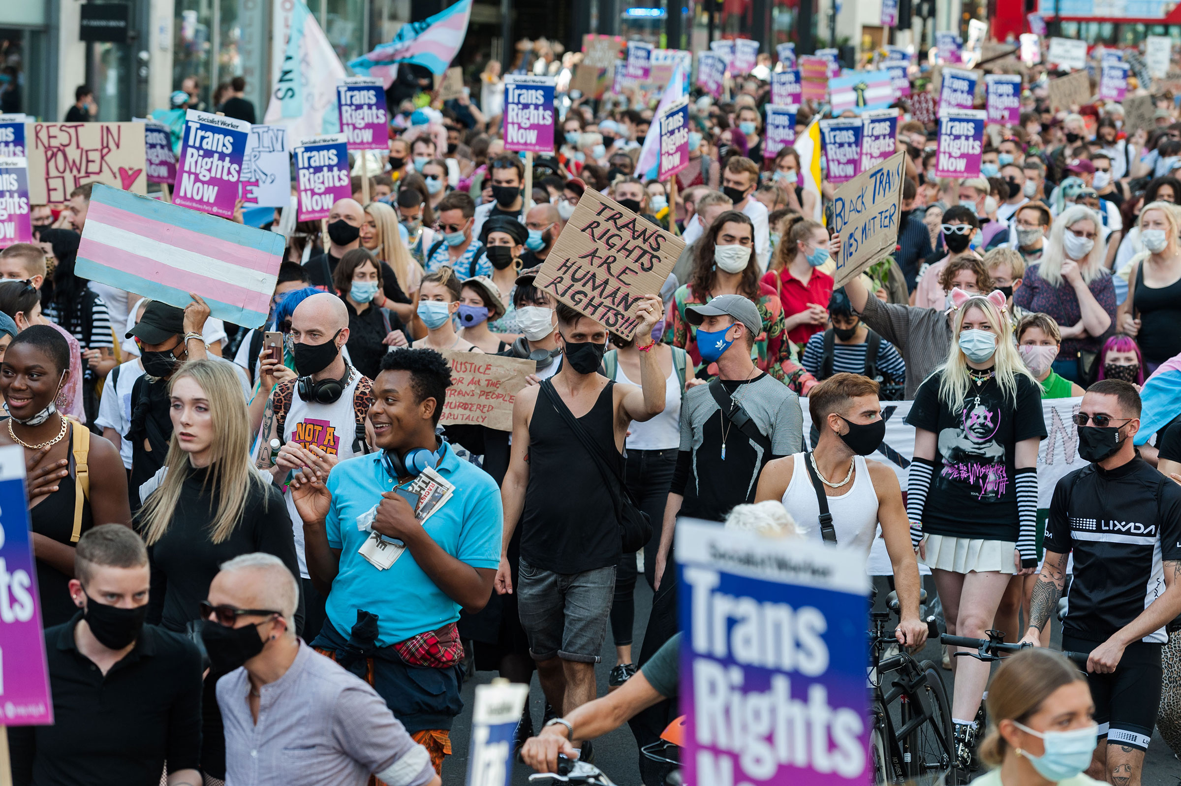 Trans Pride Protest in London