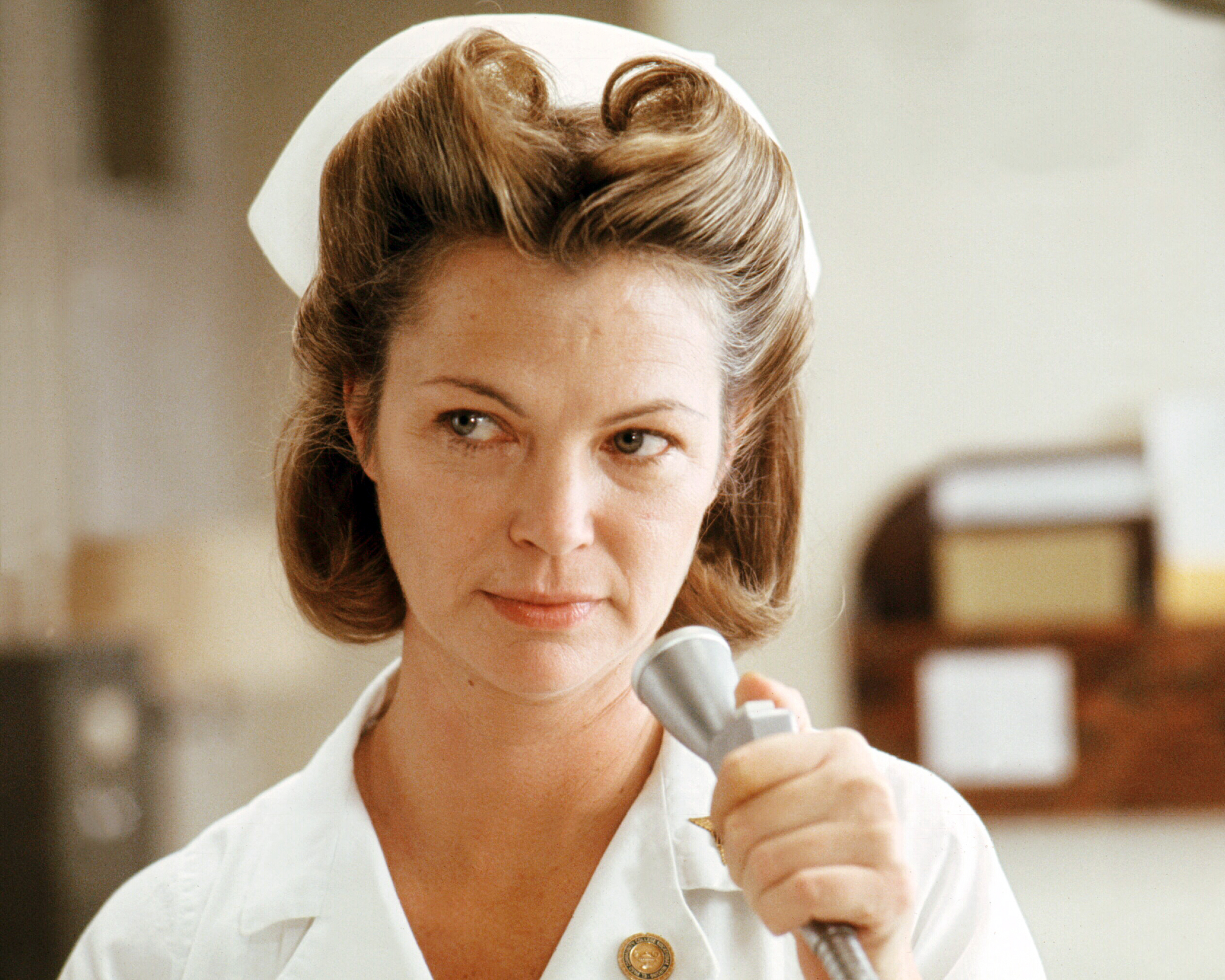 Louise Fletcher as Nurse Ratched in 'One Flew Over The Cuckoo's Nest', directed by Milos Forman, 1975. (Getty Images—2013 Silver Screen Collection)