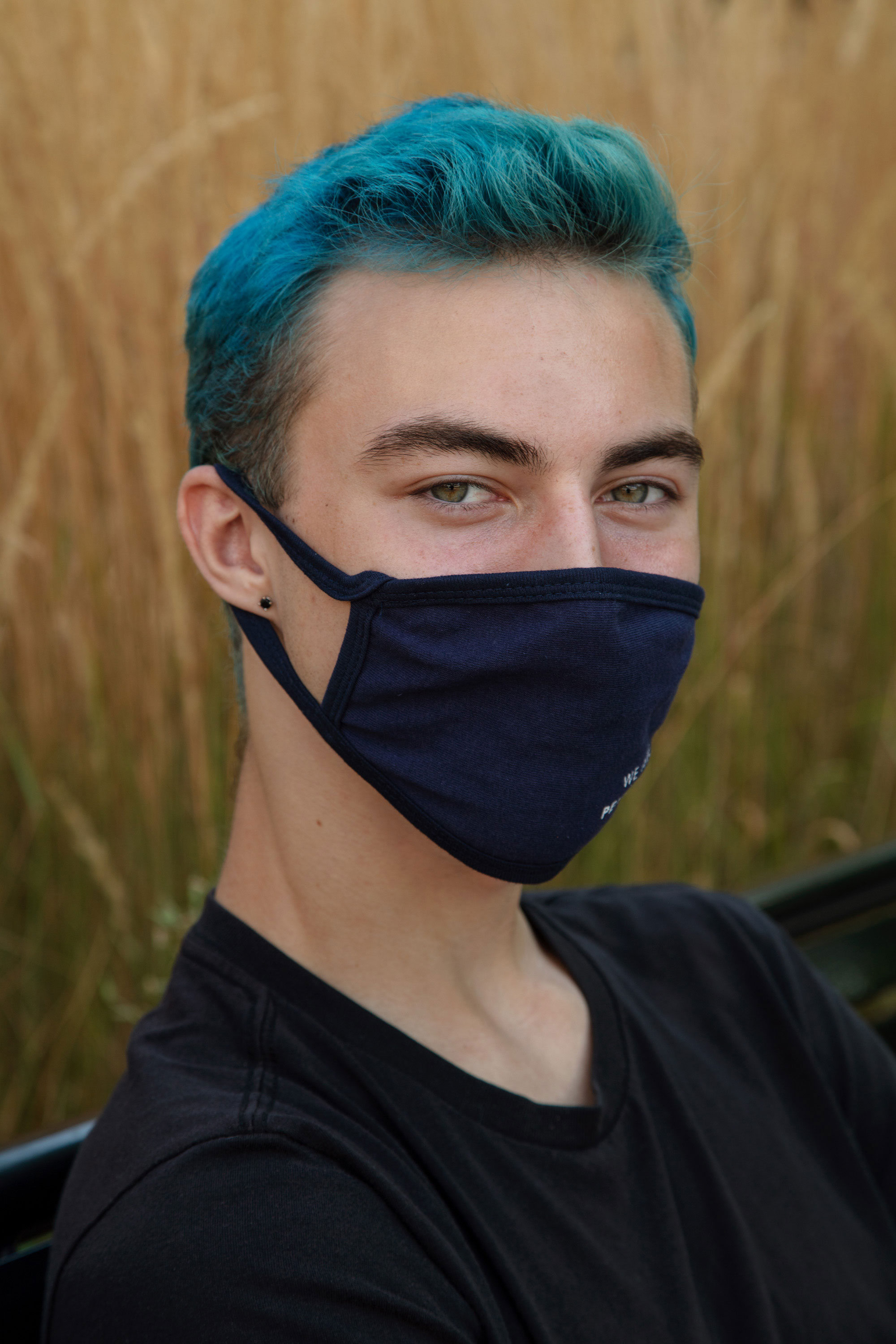 Aidan Brandt, 18, Freshman. “There is kind of a general fear of going home because people choose not to wear the masks, and there have been block parties and stuff.” (Eva O'Leary for TIME)
