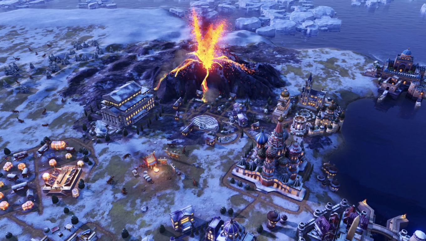 A screenshot from <em>Civilization VI</em>, released in 2016. (Firaxis Games.)