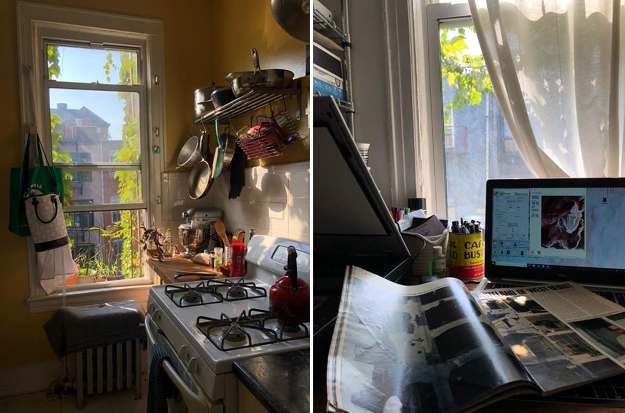 Sydney Ellison, a student at Pratt Institute in New York City, has been living in Brooklyn and studying remotely while classes remain virtual this fall