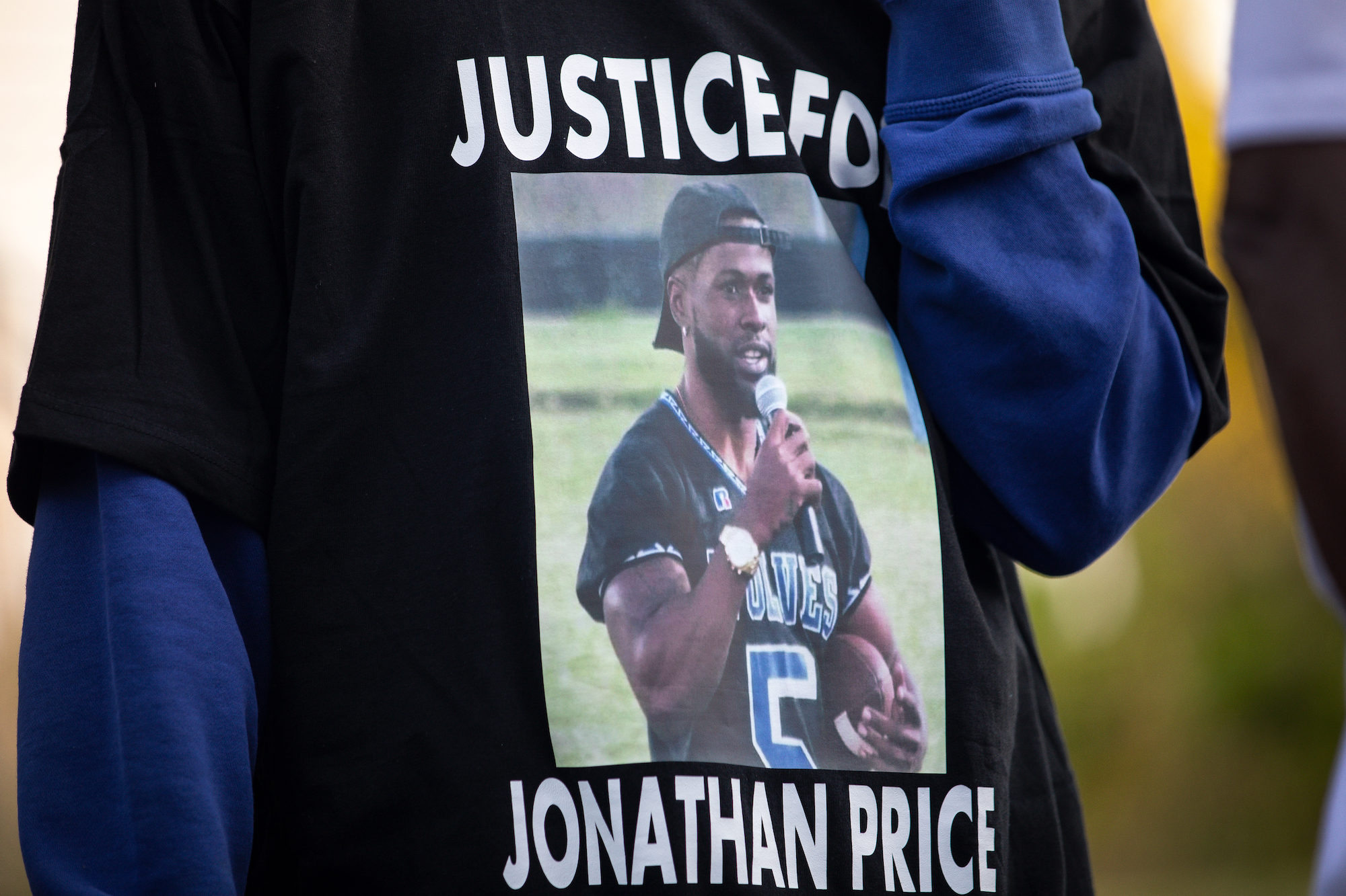 Wolfe City police officer Shaun Lucas has been charged in relation to the fatal shooting of Jonathan Price on Oct. 3, 2020, after Price allegedly tried to stop a domestic dispute. (Montinique Monroe—Getty Images)
