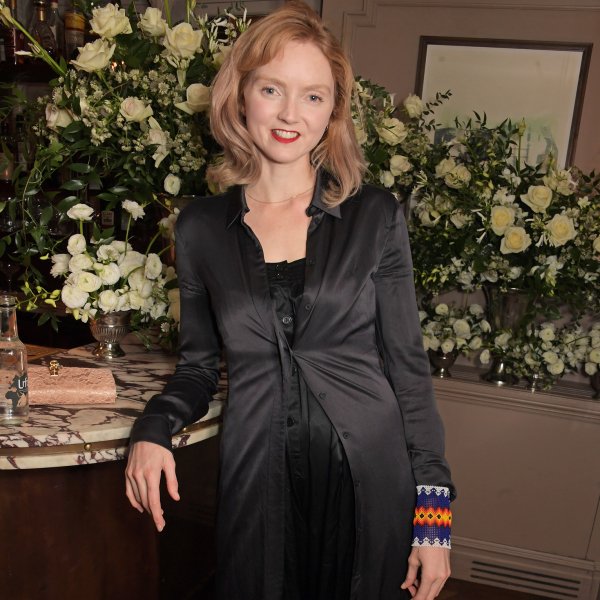 Lily Cole attends a dinner in London on Dec. 9, 2019.