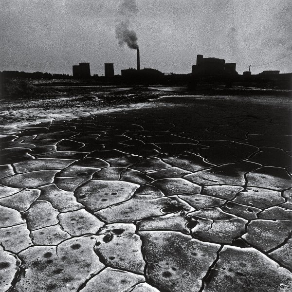 The landscape surrounding a coal mine in the Polish region of Silesia in 1978.