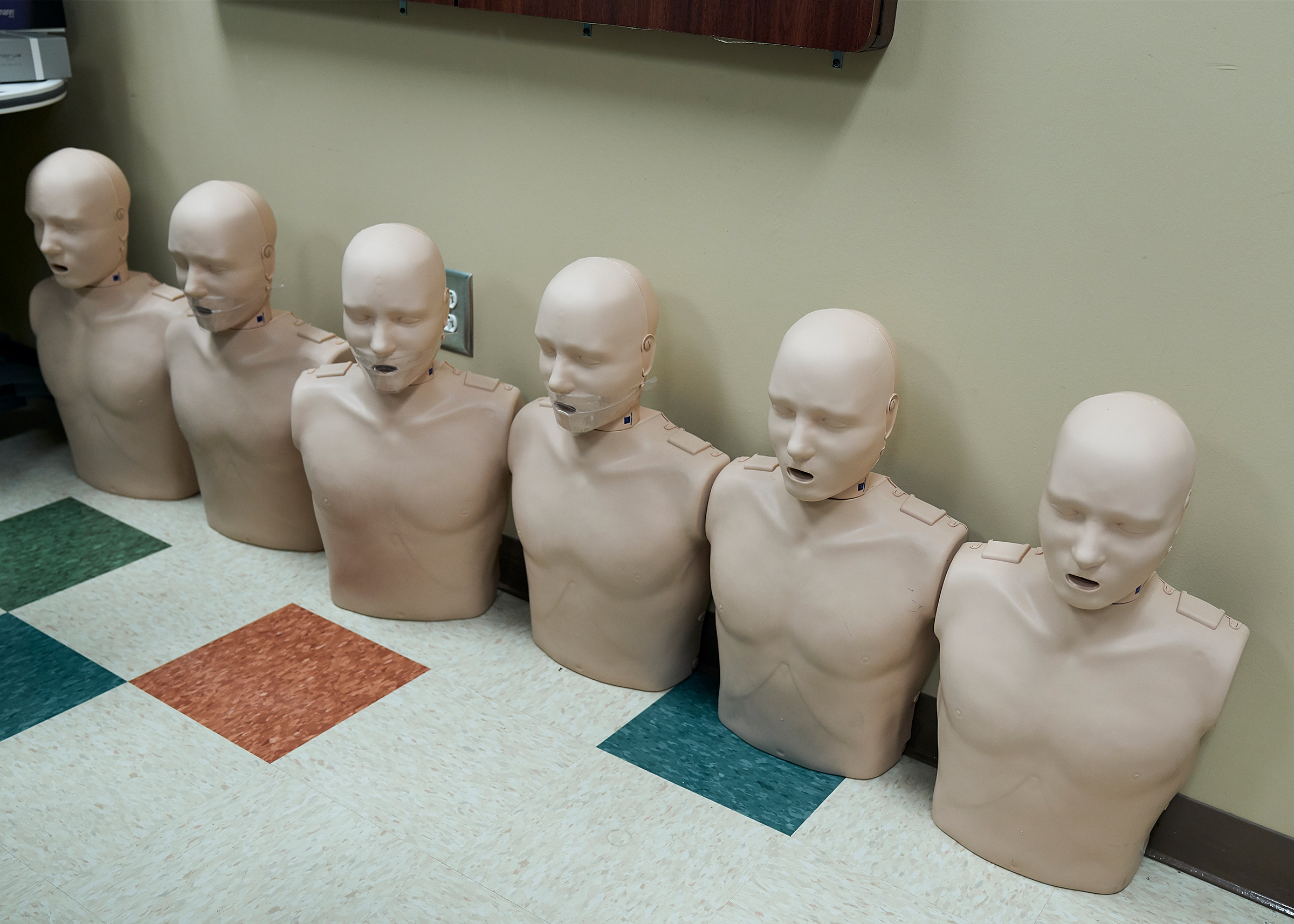 CPR and intubation skills equipment at Clinch Memorial Hospital.