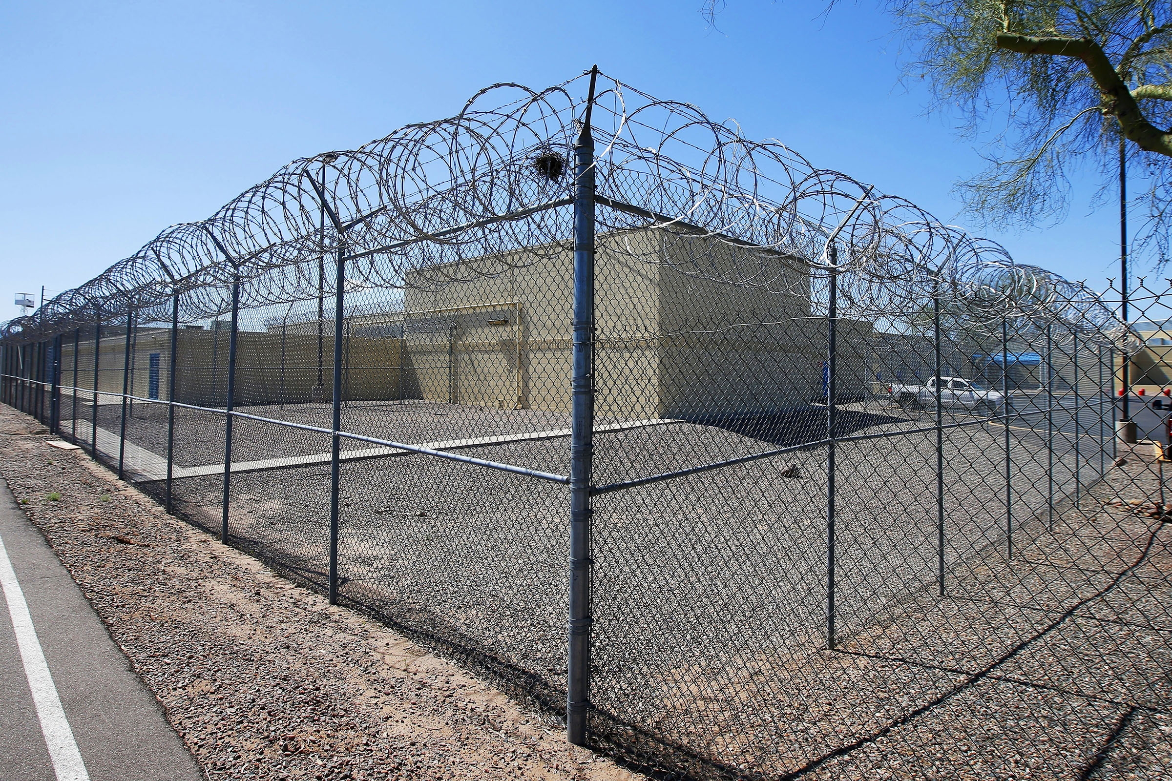 The Maricopa County Estrella Jail in Phoenix, AZ on March 21, 2020. (Ross D. Franklin—AP)