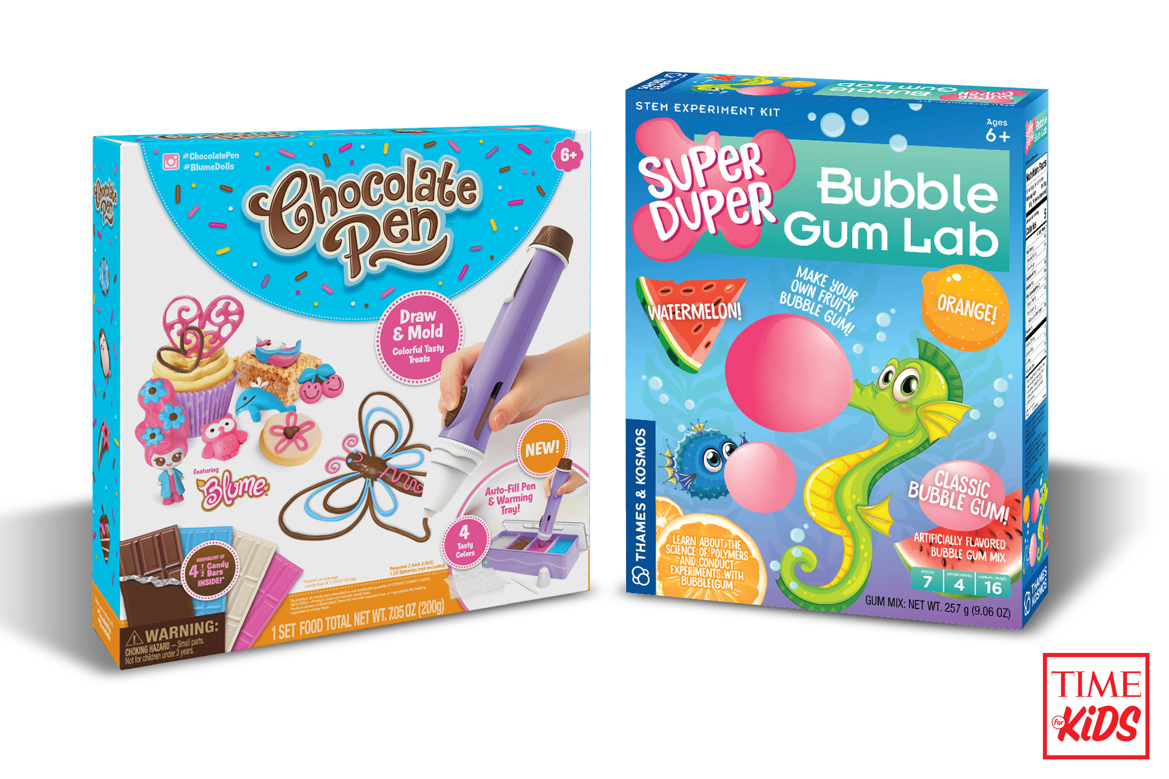 Picture of Chocolate Pen and Bubble Gum Lab for toy guide.