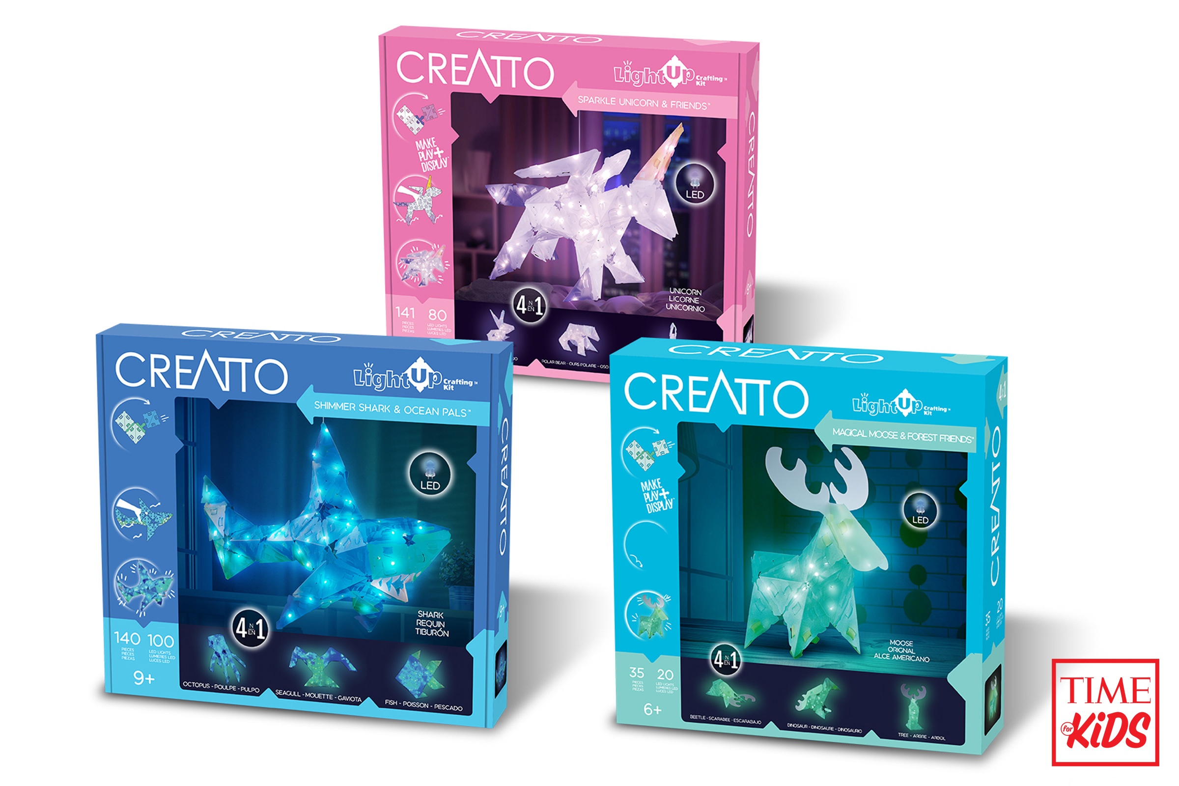 Picture of Creatto kits for toy guide.