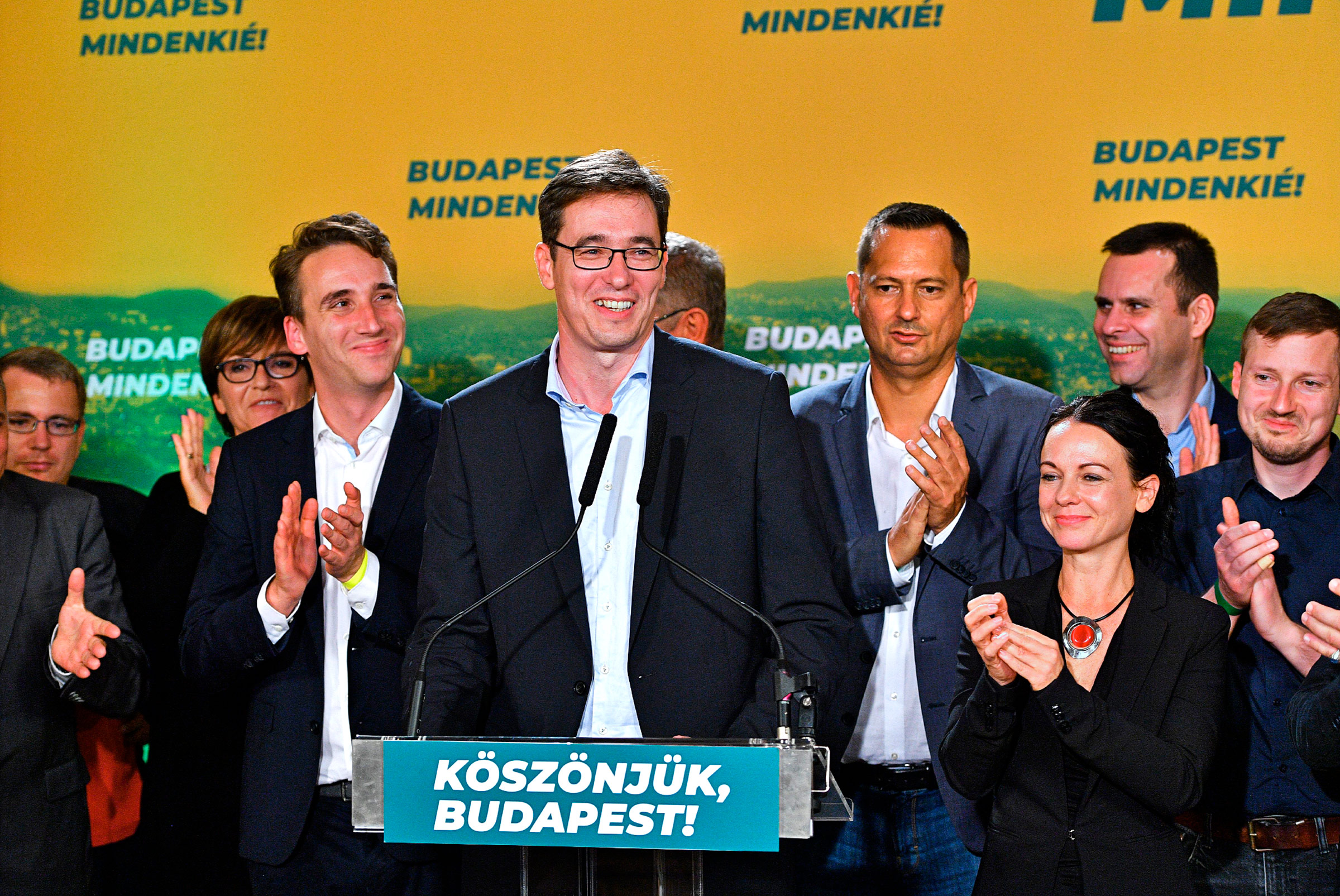 Karacsony’s election in October 2019 was the first electoral defeat for Fidesz in nine years (Attila Kisbenedek—AFP/Getty Images)