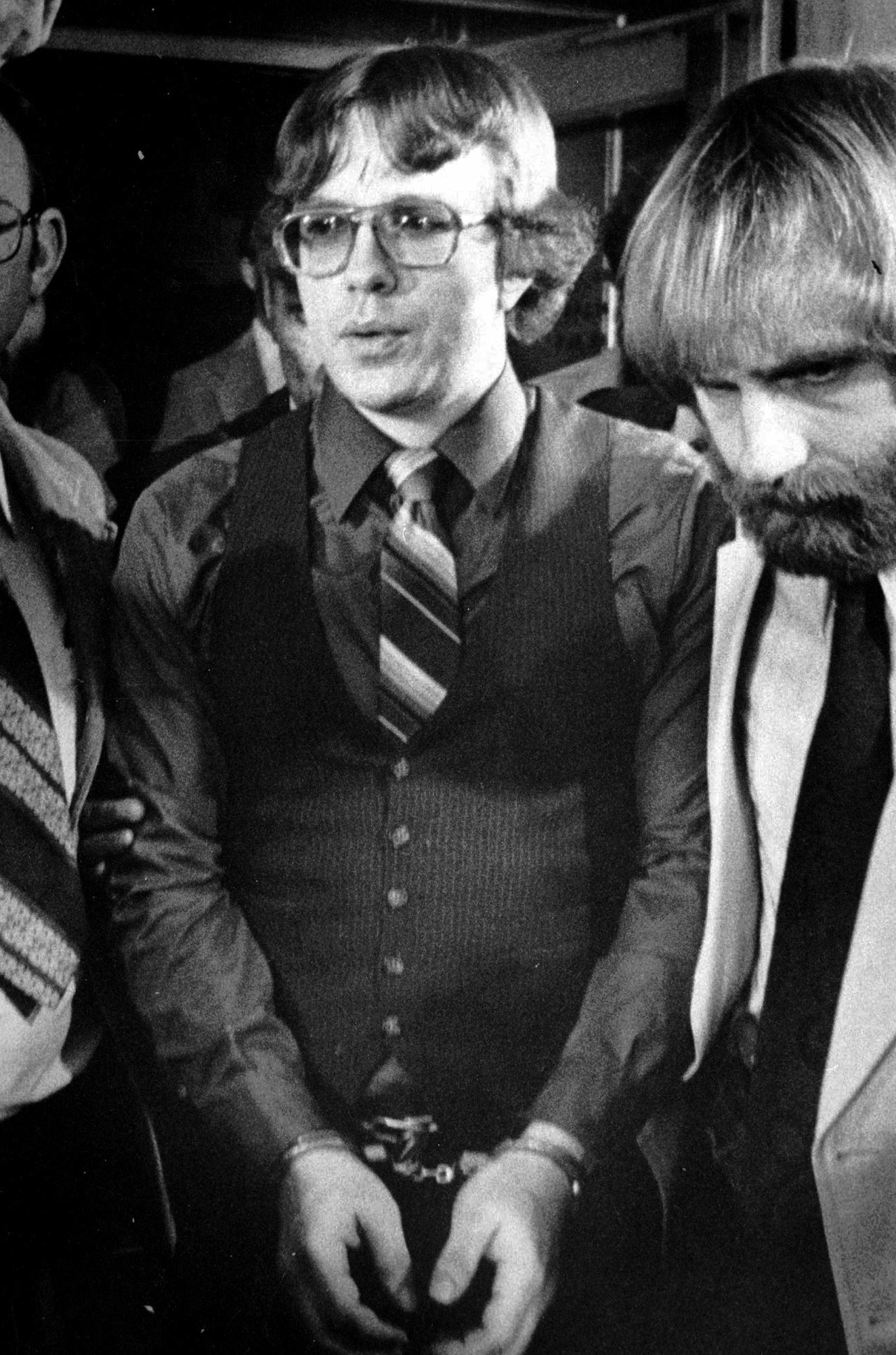 Joseph Paul Franklin following his conviction on two counts of first degree murder in Salt Lake City, June 2, 1981. (AP)