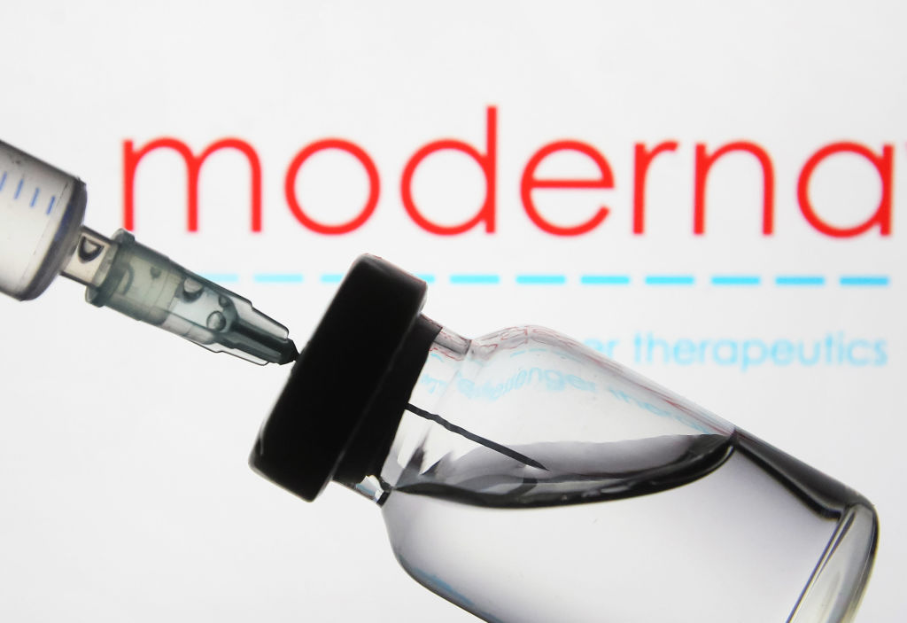 Moderna is requesting emergency authorization from the Food and Drug Administration (FDA) for its COVID-19 vaccine on Monday, Nov. 30, 2020. (STR/NurPhoto/Getty Images)