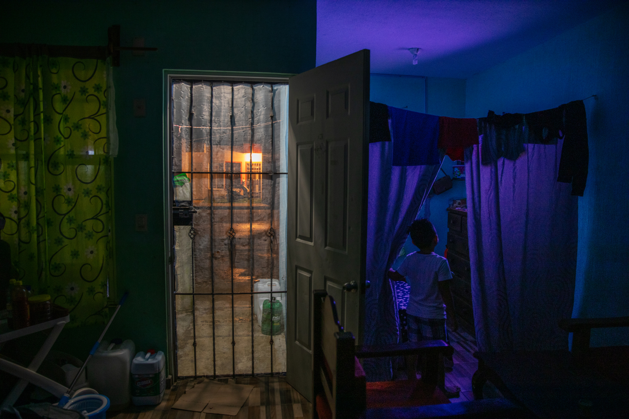 Inside a government housing development on the outskirts of Cancun on Nov. 17. (Claudia Guadarrama—Magnum Foundation for TIME)