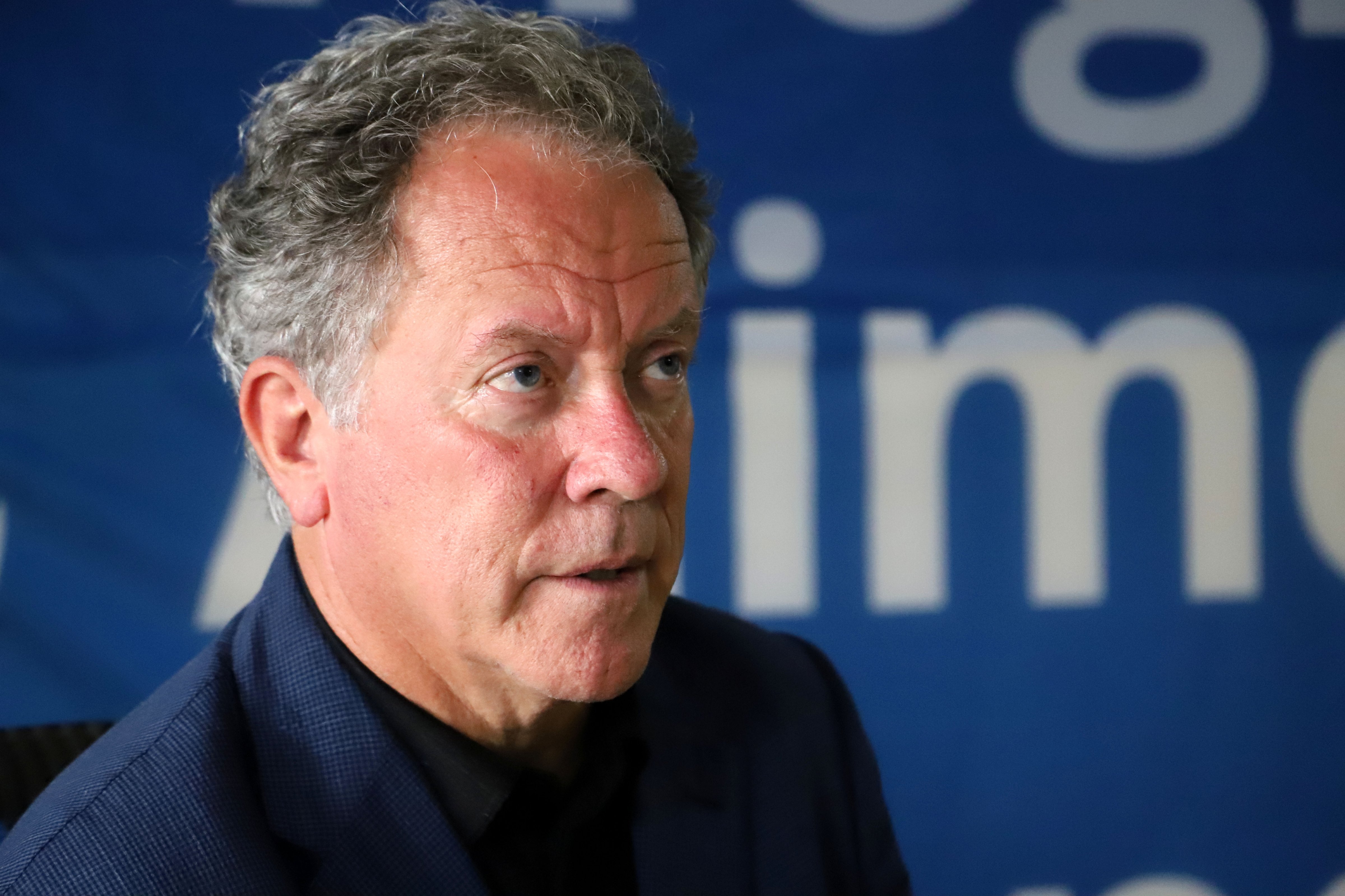 David Beasley, Executive Director of the World Food Programme (WFP), is seen at the WFP headquarters in Niamey on October 9, 2020. (Souleymane Ag Anara— AFP/Getty Images)