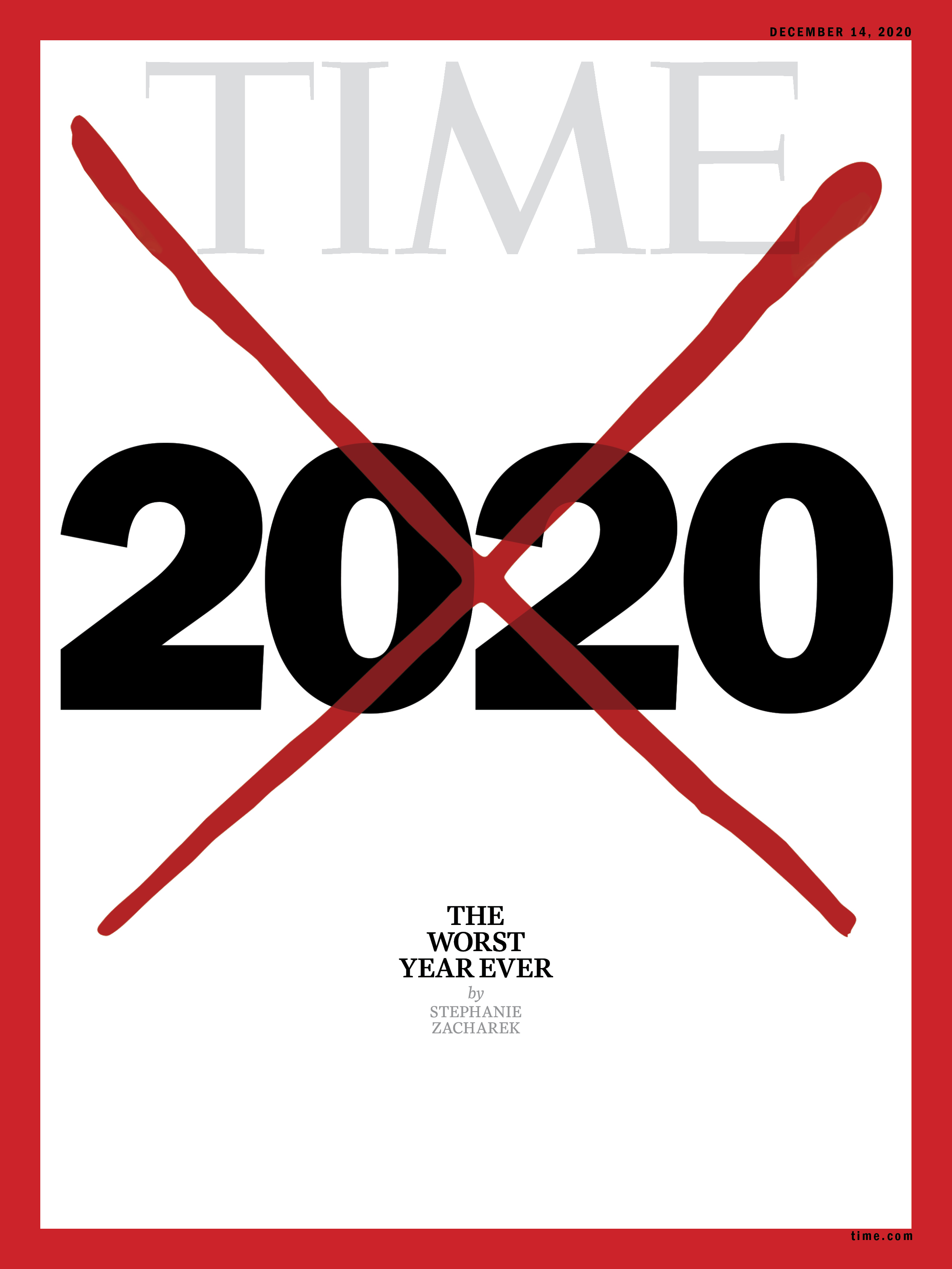 The Worst Year Ever 2020 X Time Magazine cover