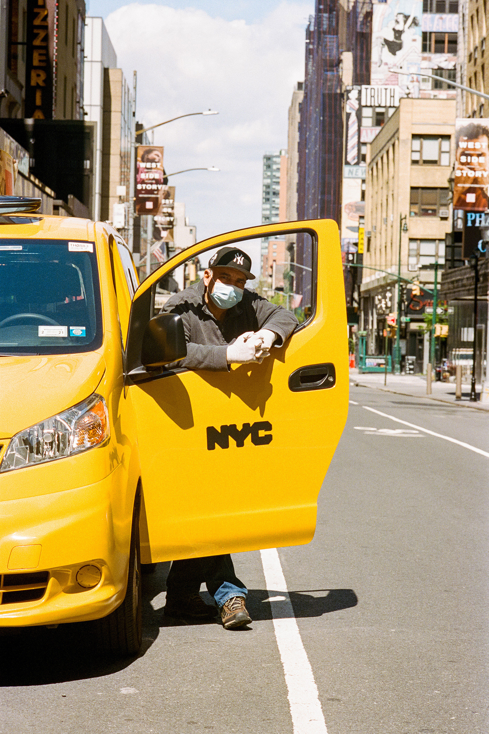 <strong>Mohamed Eleissawy</strong>, 63, Manhattan. "<a href="https://time.com/5836223/nyc-taxi-drivers-coronavirus/">New York City's Taxi Drivers Are in Peril as They Brave the Coronavirus and Uncertain Futures</a>," May 15. (Andre D. Wagner for TIME)