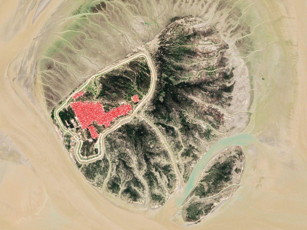 Satellite views of Bhasan Char