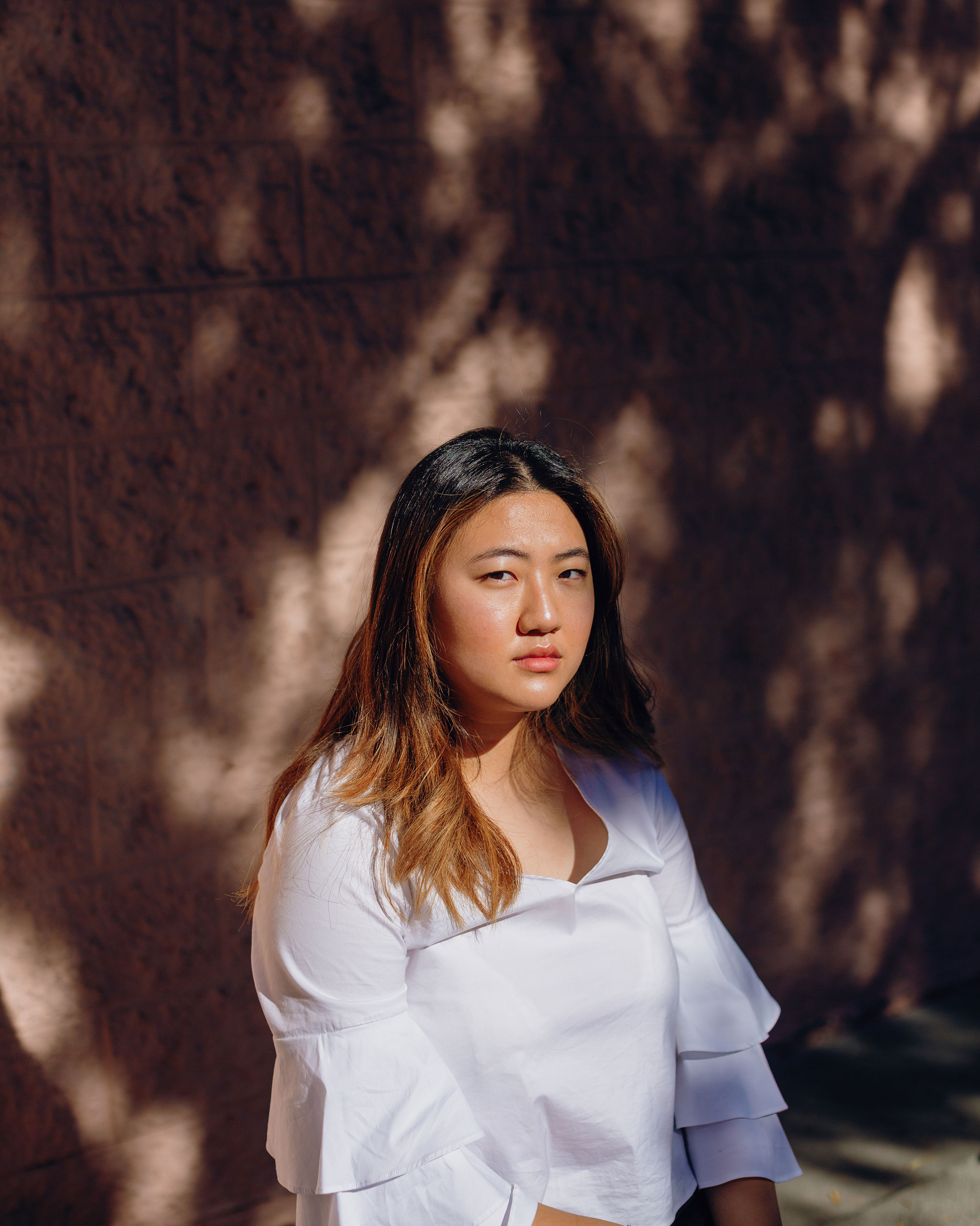 Hannah Hae In Kim in Los Angeles, on Dec. 6, 2020. (Bethany Mollenkof for TIME)