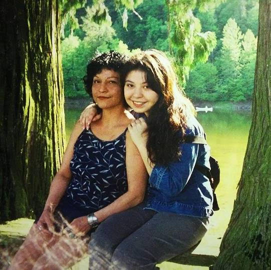 Terese Marie Mailhot, pictured at 16 with her late mother Wahzinak Joyce Bobb (Courtesy of Terese Marie Mailhot)
