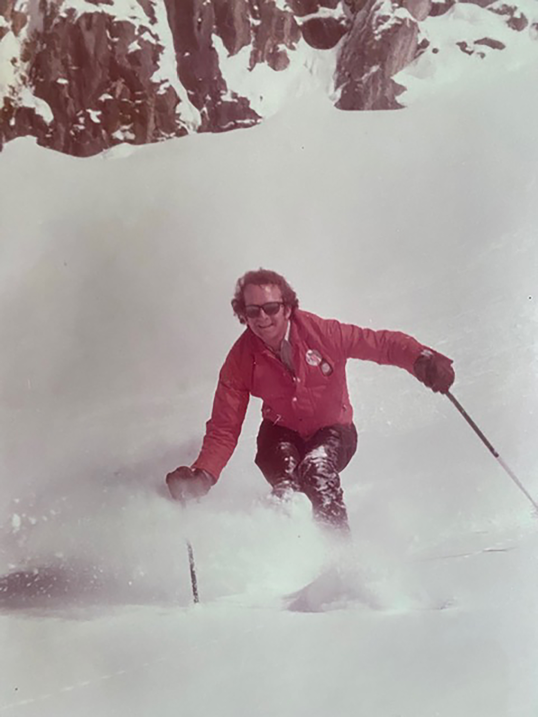 Gow skiing in the 70s (Courtesy John Gow)